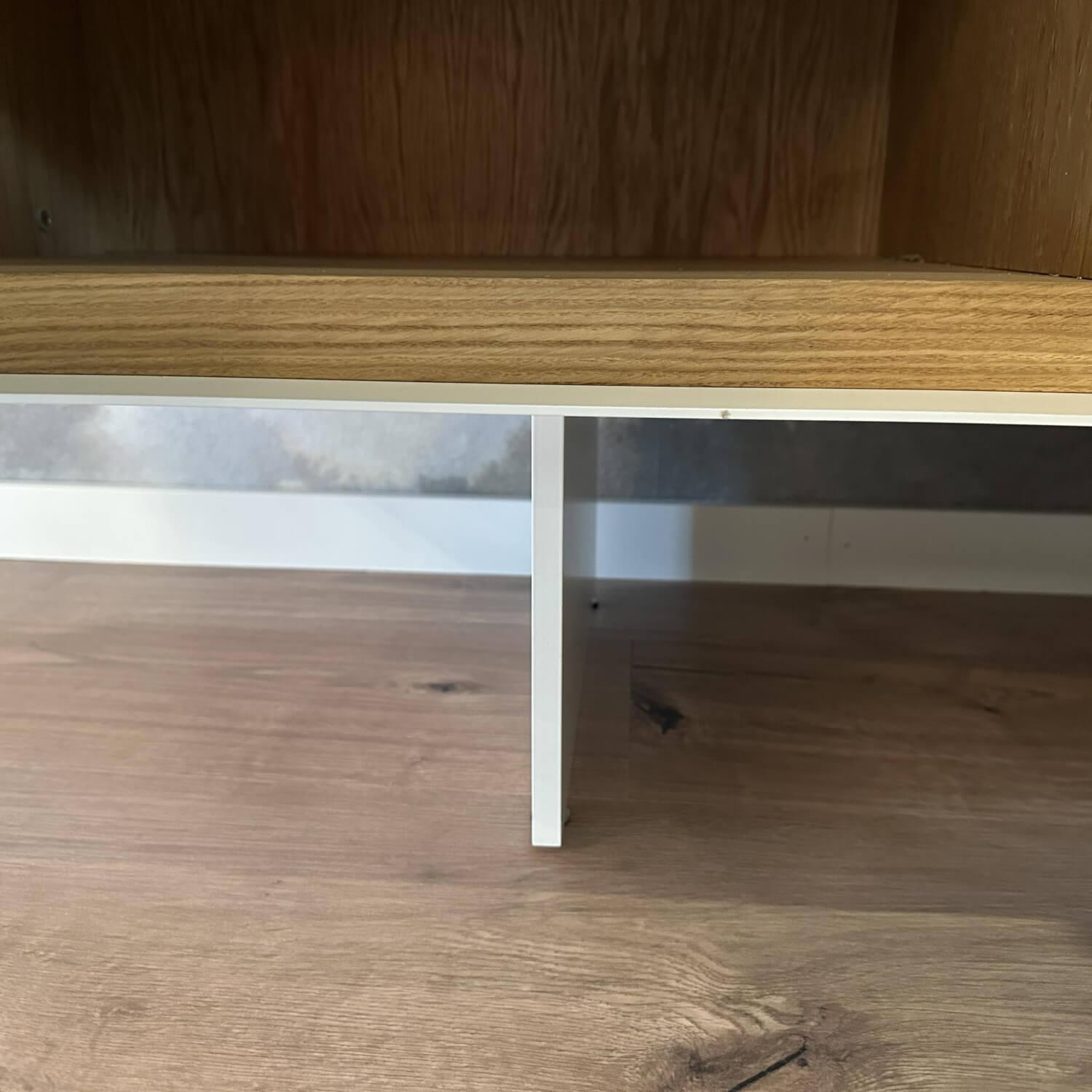 Riva1920 - Sideboard Rialto Fly Briccole Gewachst Korpus Eisen RAL9016 Verkehrsweiß - 6