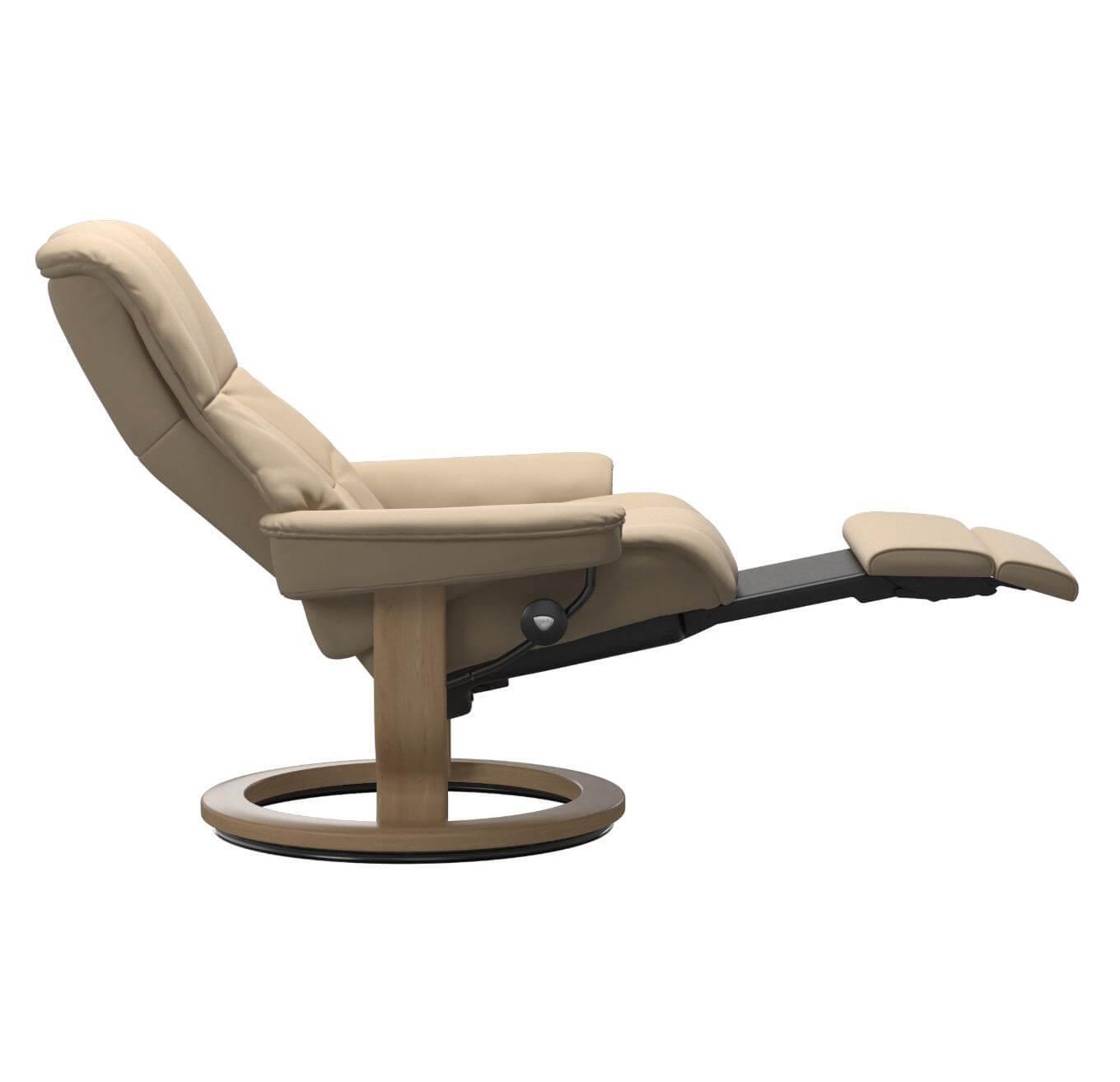 Stressless - Sessel Mayfair L Leder Paloma Beige Gestell Classic Power LegBack mit Akku - 2