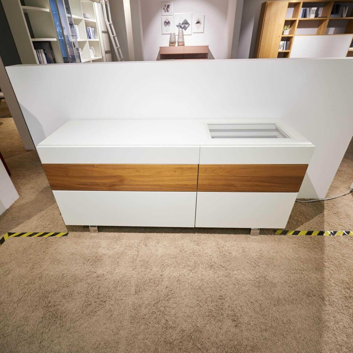 Hülsta - Sideboard Neo Lack Weiß Akzent Lack 1911 - 3