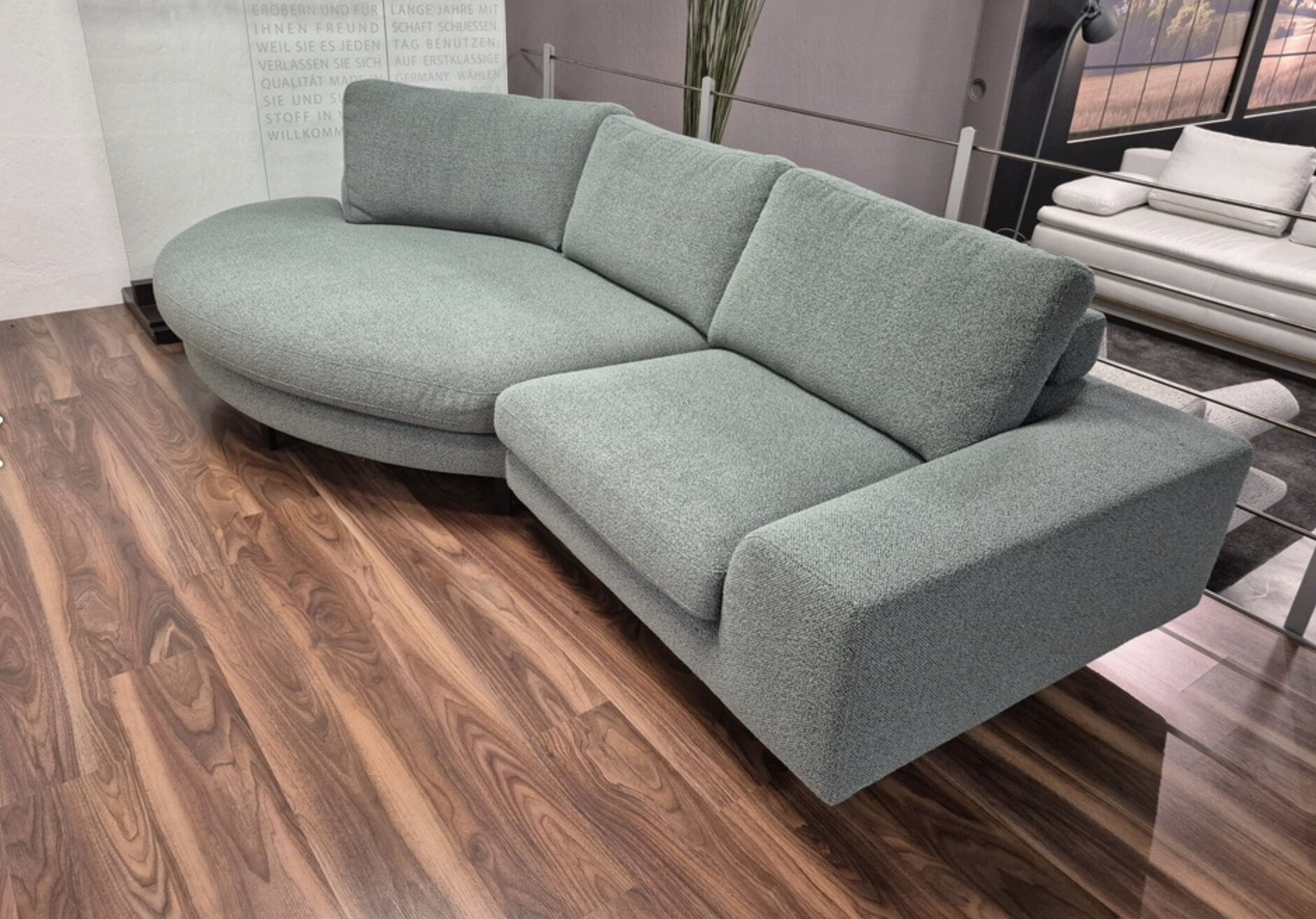 DFM - Living area Belladonna fabric Dream 122 Cloud MF1 metal black - 3