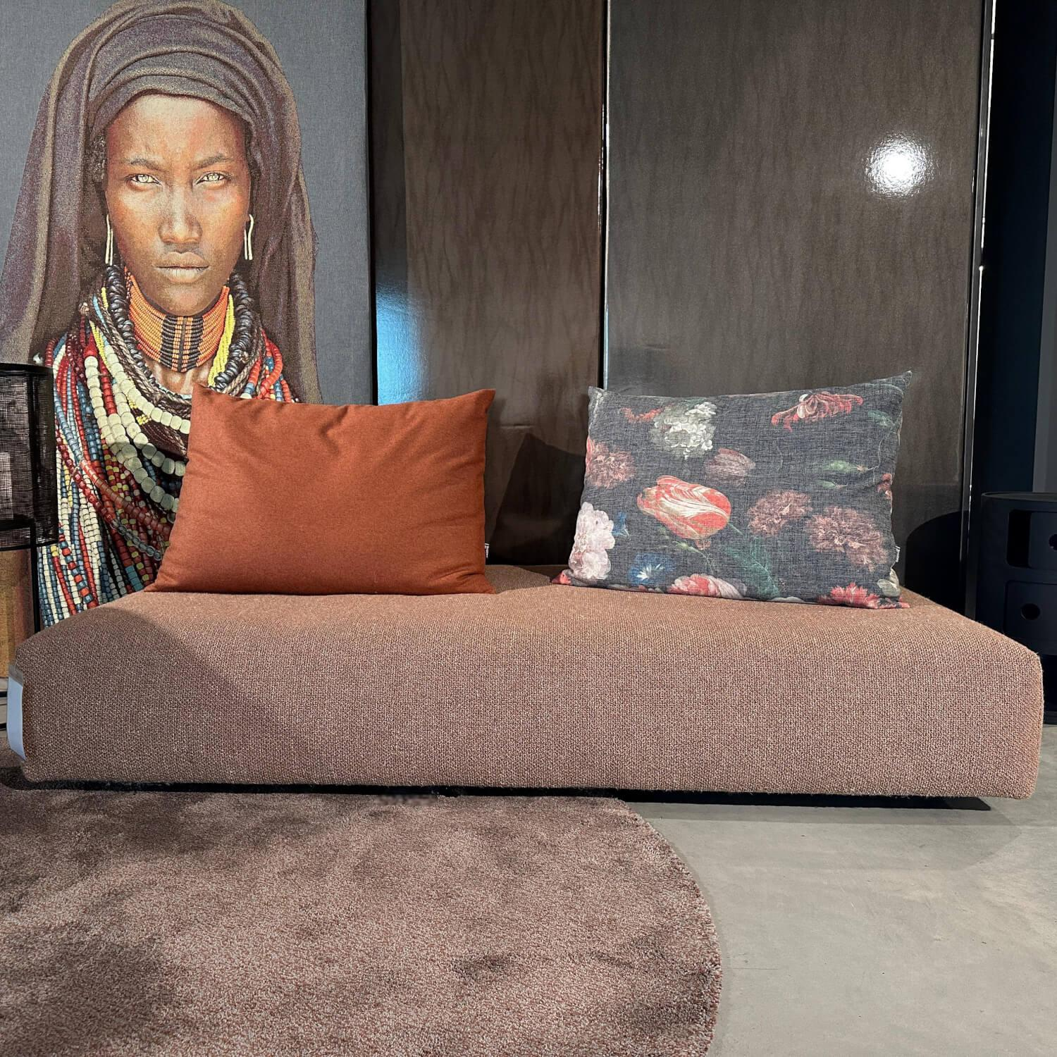 Bullfrog - Sofa Iwan 1070 Stoff 1544 36 Terracotta Braun Inklusive 2 Funktionsrücken - 2