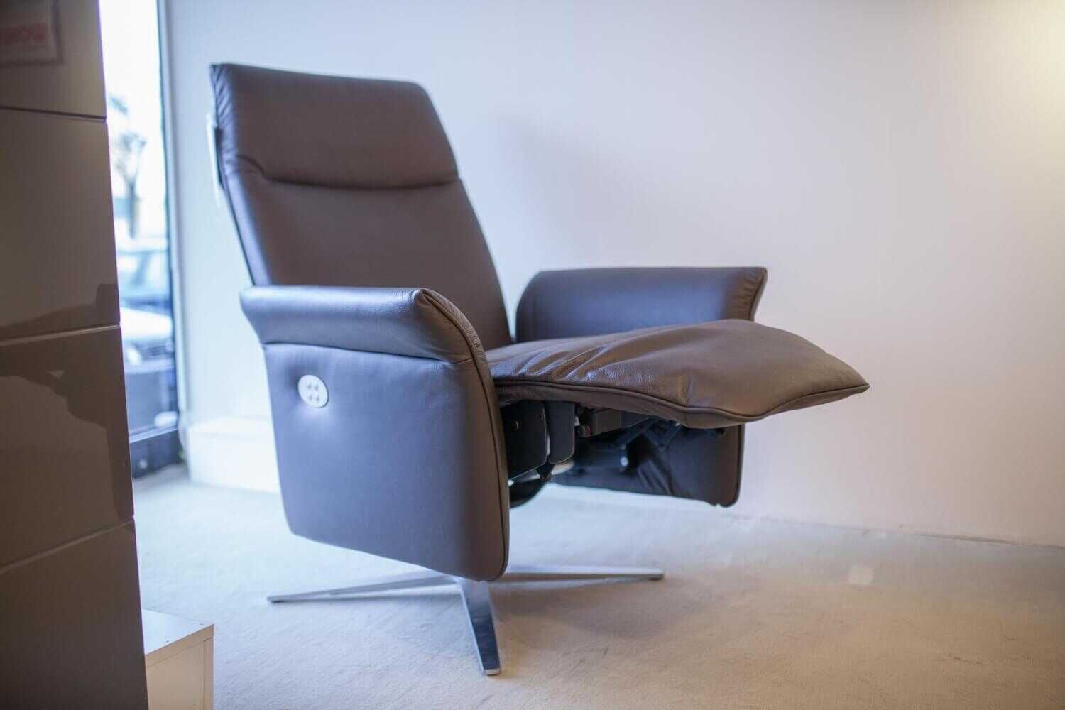Musterring - Sessel MR 6071 Leder 1 Bronco 78 Braun mit elektrischer Verstellbarkeit - 5