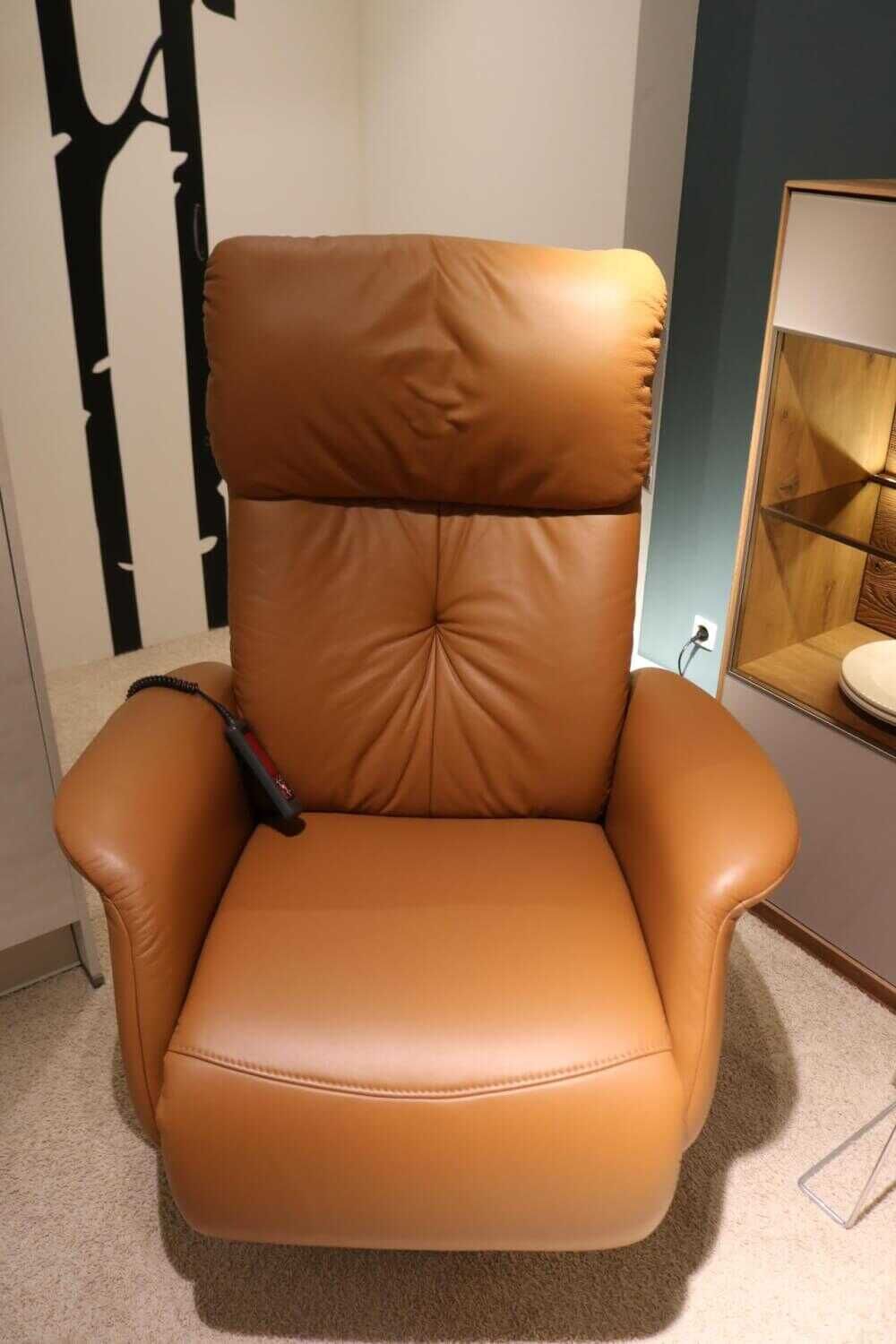 Musterring - Sessel MR 7080 Leder Braun mit elektrischer Verstellbarkeit - 2