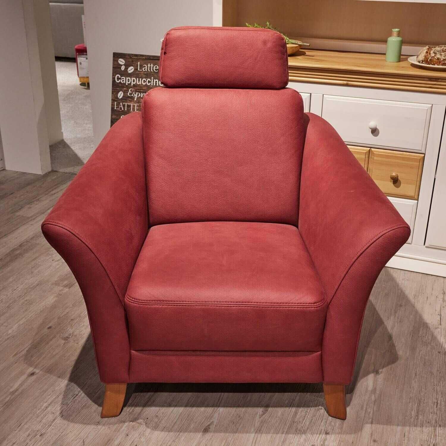ponsel-garnitur-3-2-1-miami-s257-wtr-stoff-rot-pg8-buchefuss-honigfarben-2-sofa-sessel-3-kissen-4c86028d6e8a Ponsel - Garnitur 3-2-1 Miami S257 WTR Stoff Rot PG8 Buchefuss Honigfarben 2 Sofa Sessel 3 Kissen - 3