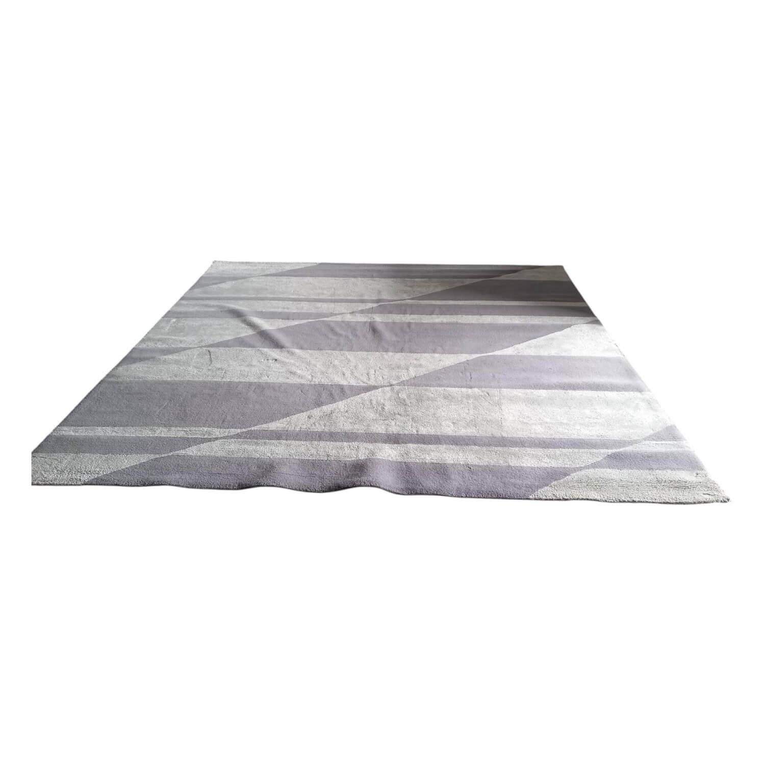 Minotti - Teppich 300x300 Fluxus Grigio Grau - 1