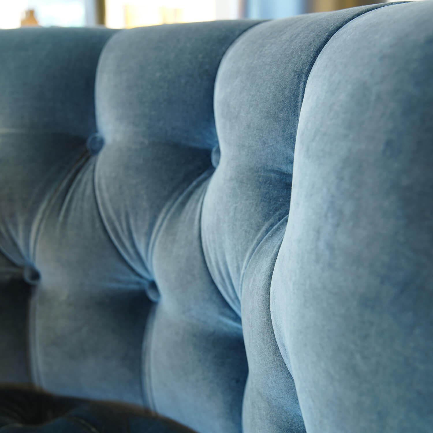 Walter Knoll - Sessel Haussmann Bezug Stoff Harald 2 182 Dark Jade Dunkelblau-Grau Rundstahlfüße Schwarz Chrom - 4