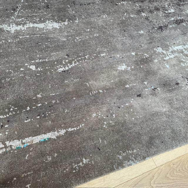Teppich 350x250 Mwamba Carpet Braun Grau