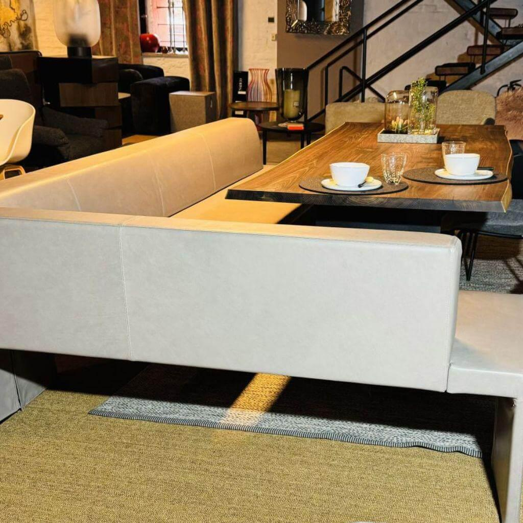 Walter Knoll - Eckbank Together Leder Elen Taupe 1406 Braun Grau - 2