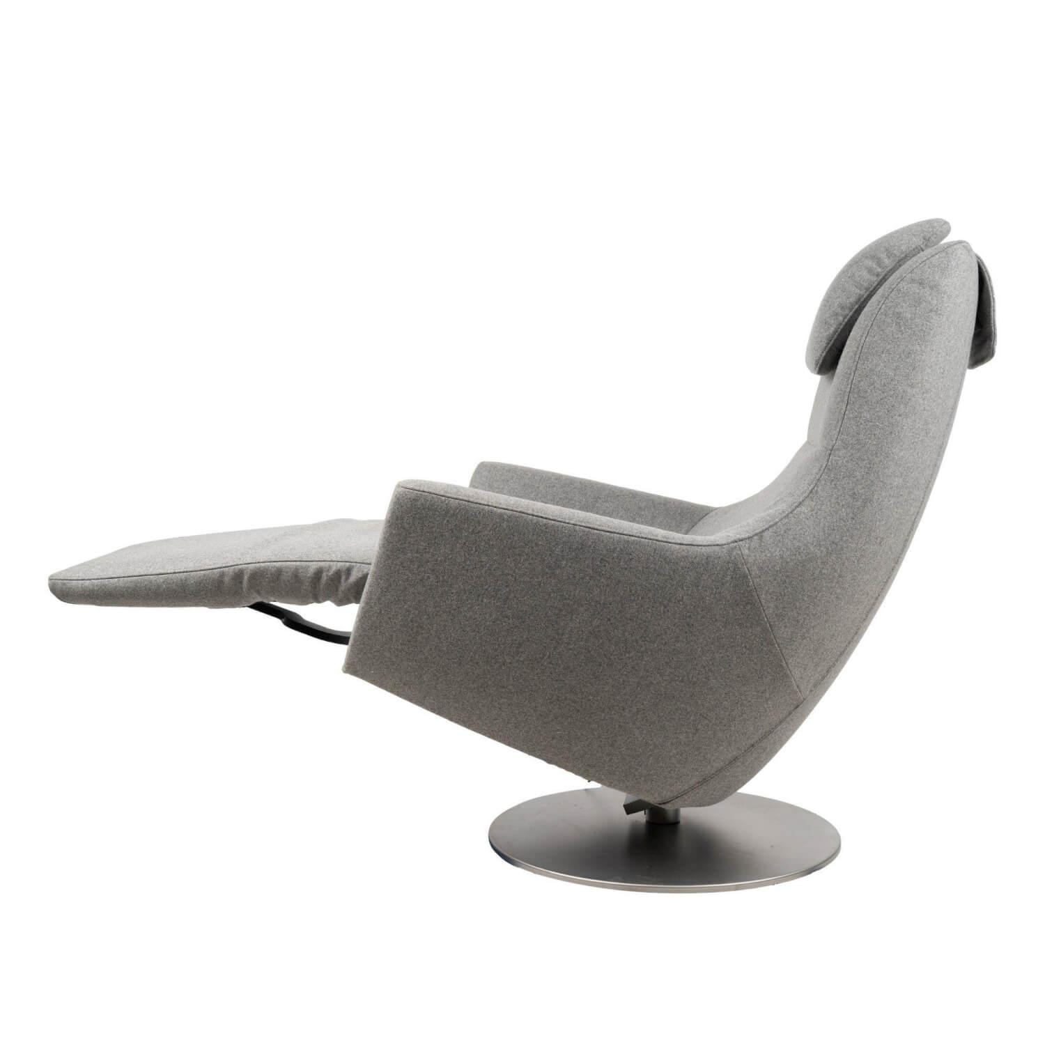 Relaxsessel Stand Up FM-0135/111 Stoff 7710 Loden 905 Grau
