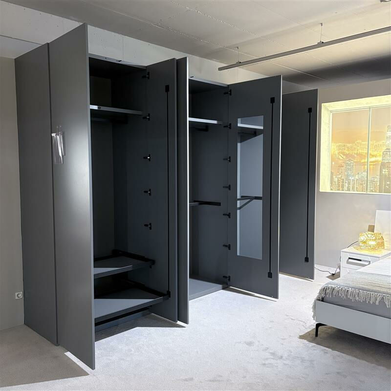 Kettnaker - Drehtürenschrank Alea Mattes Vulkangrau - 2