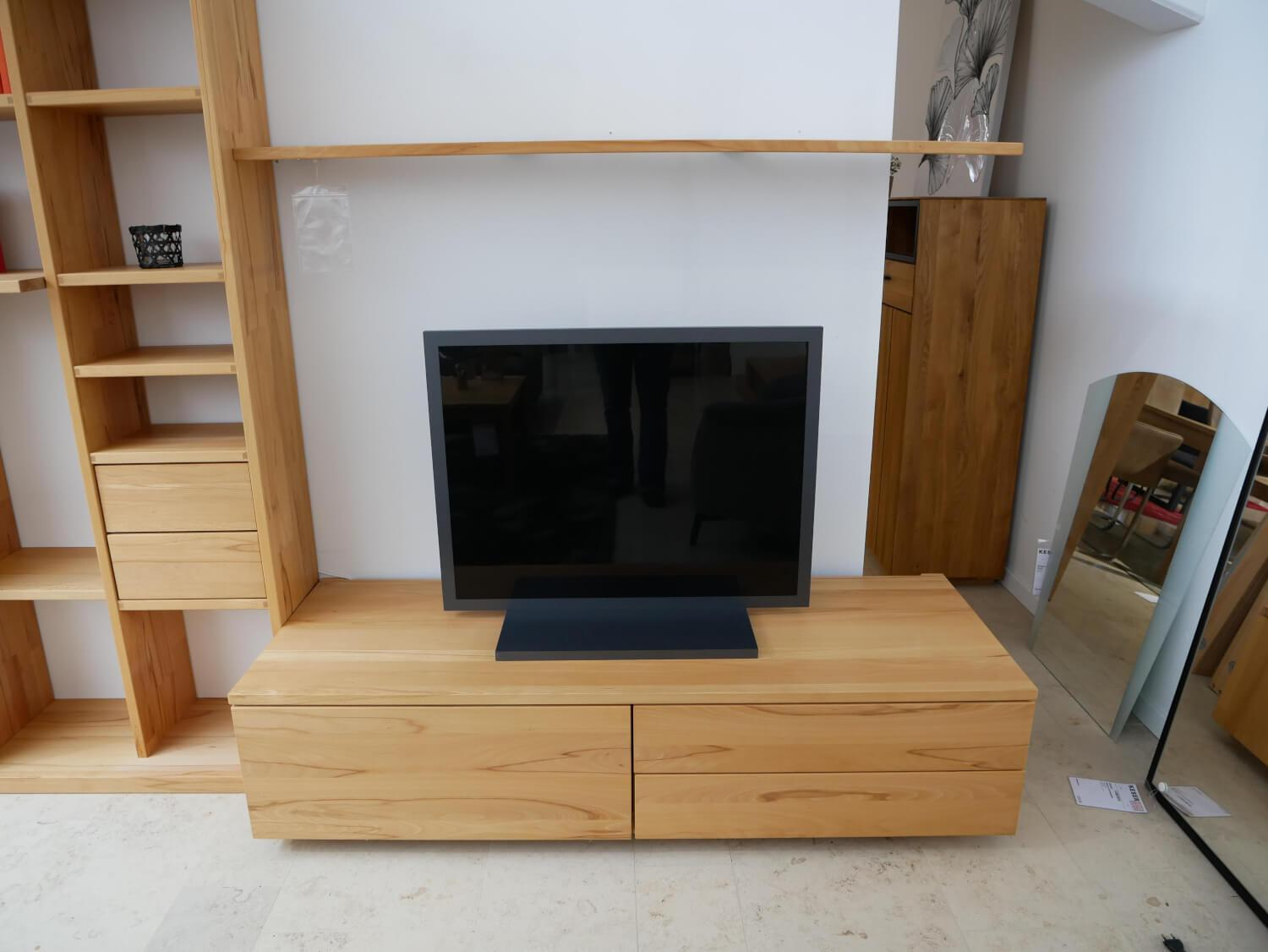 Team 7 - Wohnwand Cubus Kernbuche Massiv Geölt - 5