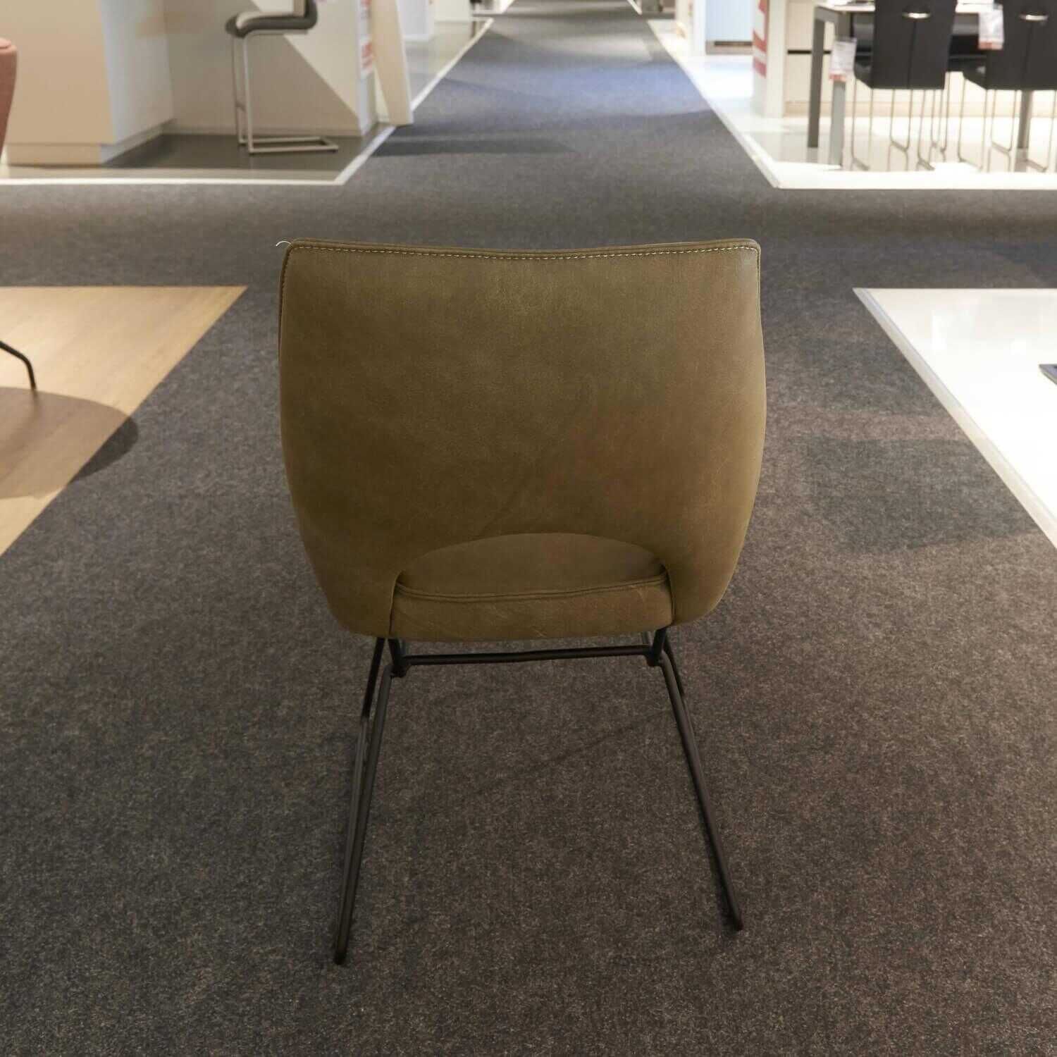 Koinor - Essgruppe Tisch T1005 Eckbank Fraim mit 3 Stühlen S2207 Leder A-India Verde - 16