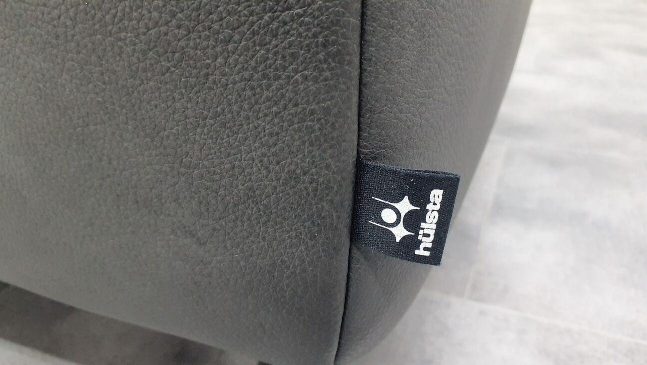 Hülsta - Sofa 8766 Leder Eleganza Vektor Schwarz Füße Metall Anthrazit Inkl. Kopfteilverstellung - 3