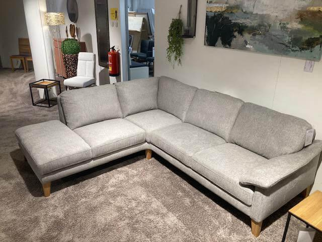 Activineo - Ecksofa Bionda Stoff Mileto 180 Dolphin Grau - 2