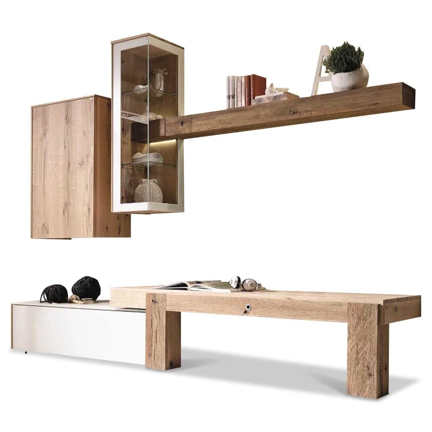 Voglauer - Wohnwand V-Solid Wildeiche Rustico - 1