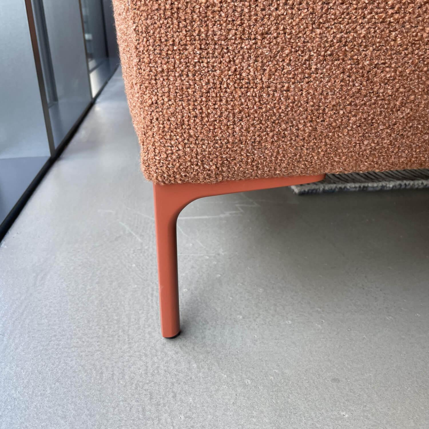 COR - Sofa Avalanche Stoff Rost Fuß Lack Ablagebrett Sonderholz - 4