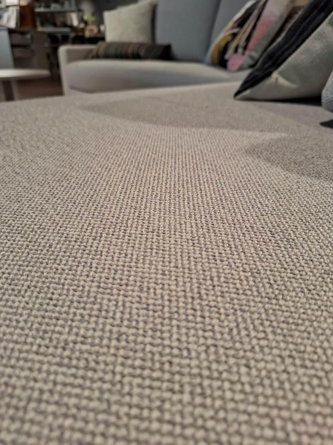 freistil Rolf Benz - Ecksofa freistil 170 Stoff 4046 Steingrau Rundrohrfuß Tiefschwarz - 3