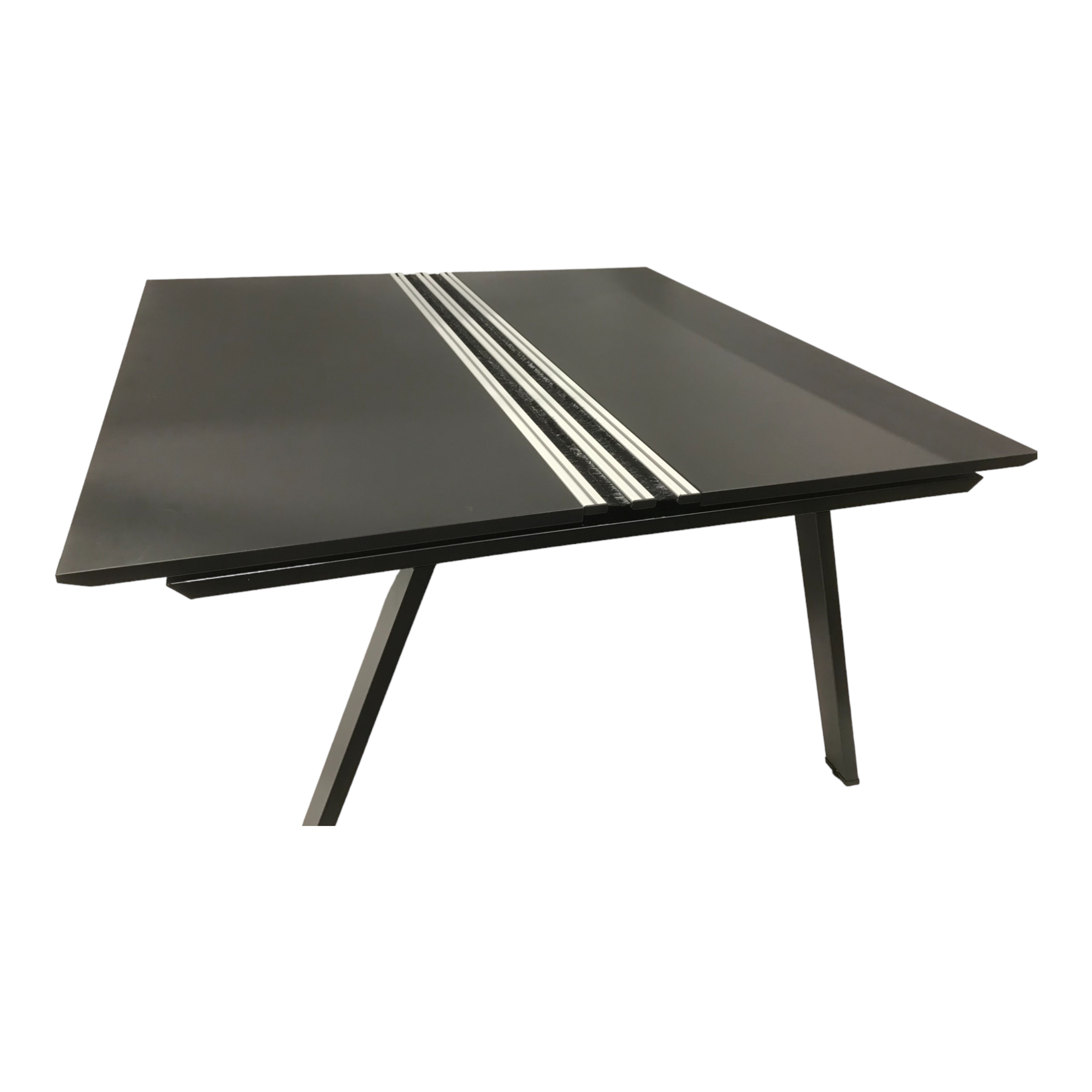 Vario - Besprechungstisch Icon A-Bench Melamin Schwarz Gestell Aluminium Schwarz Pulverbeschichtet - 1