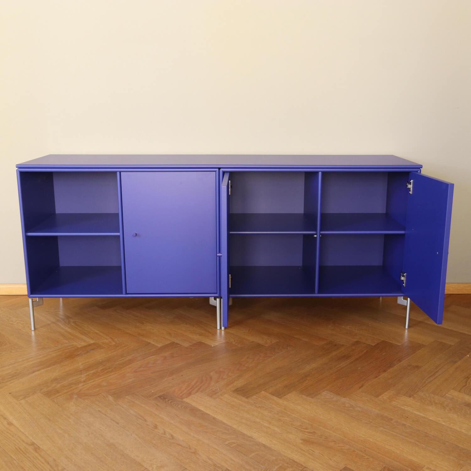 Montana - Sideboard Save Lack 135 Monarch Blau Beine Chrom - 10