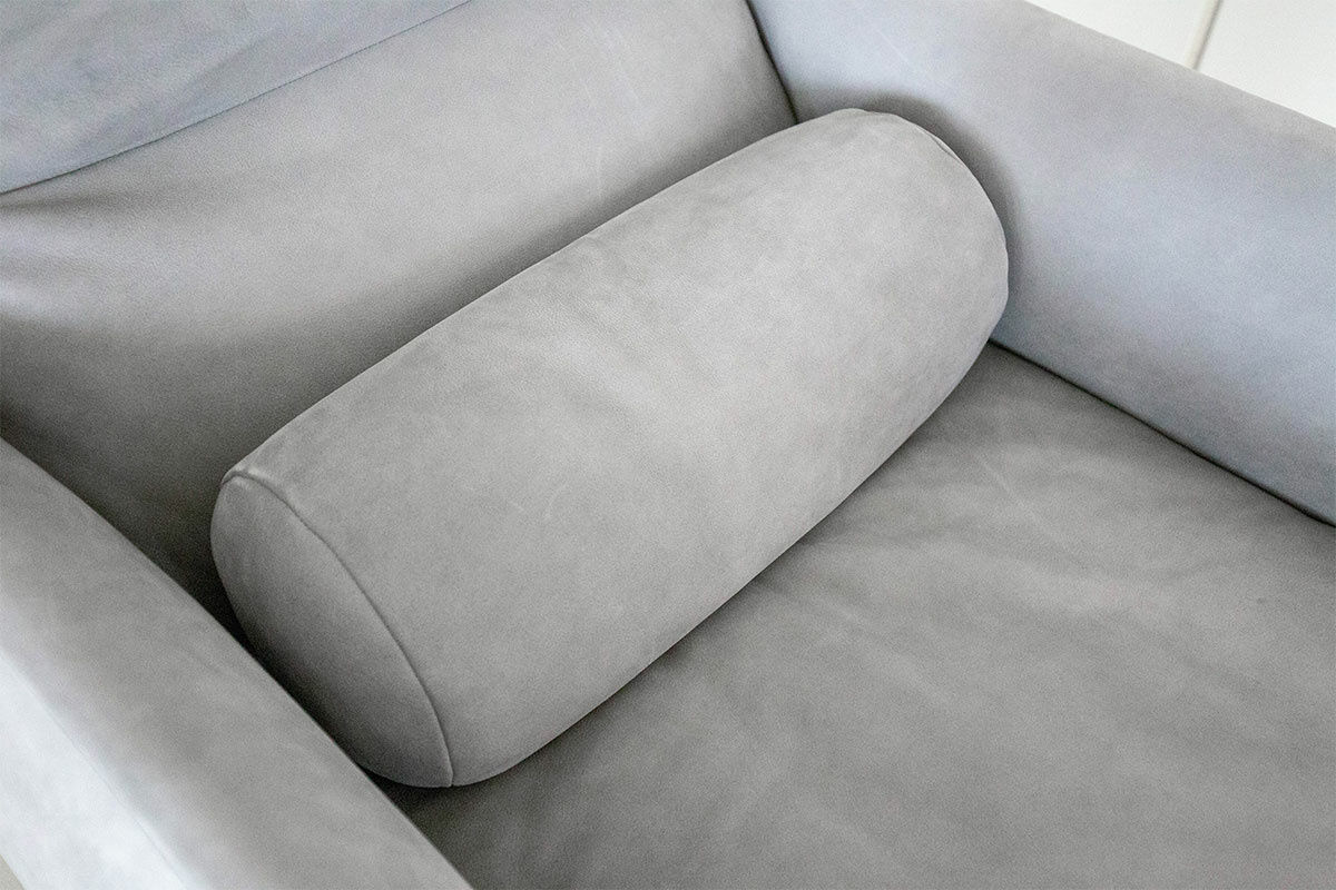 COR - Sessel Avalanche Leder 682 Elefantengrau Füße Schwarz - 7