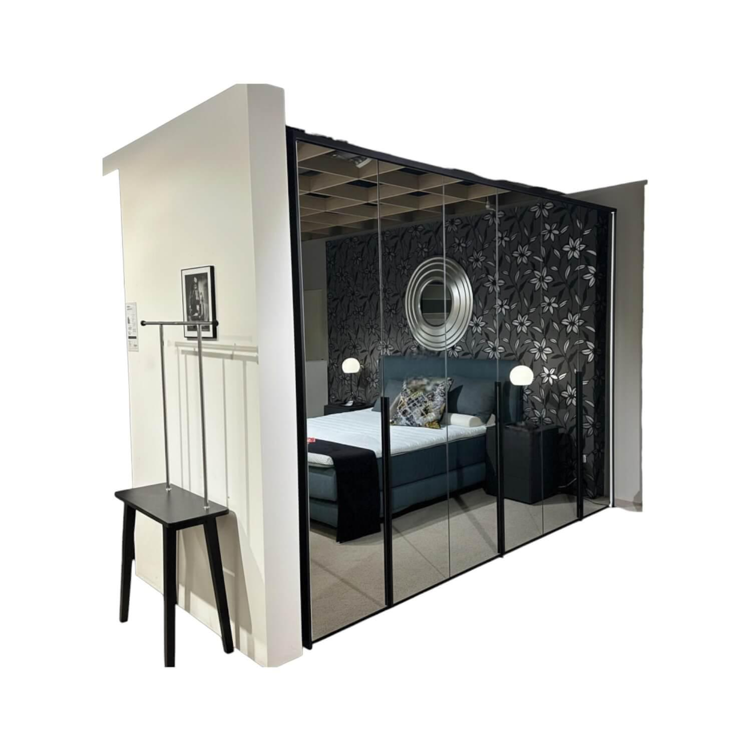 Nolte - Einbaukleiderschrank Concept Me 100 Korpus L1 Basalt Grau Front G57 Grauspiegel - 1