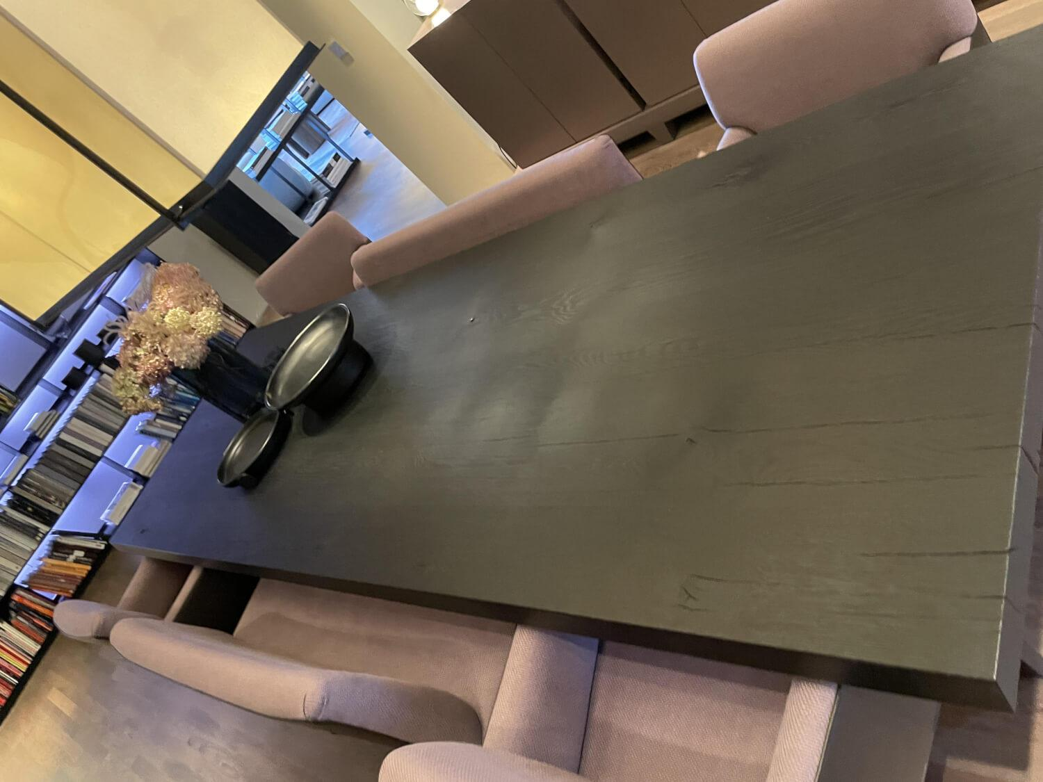 Knopp - Esstisch BG Edition Eiche Dunkel Schwarz Geölt - 7