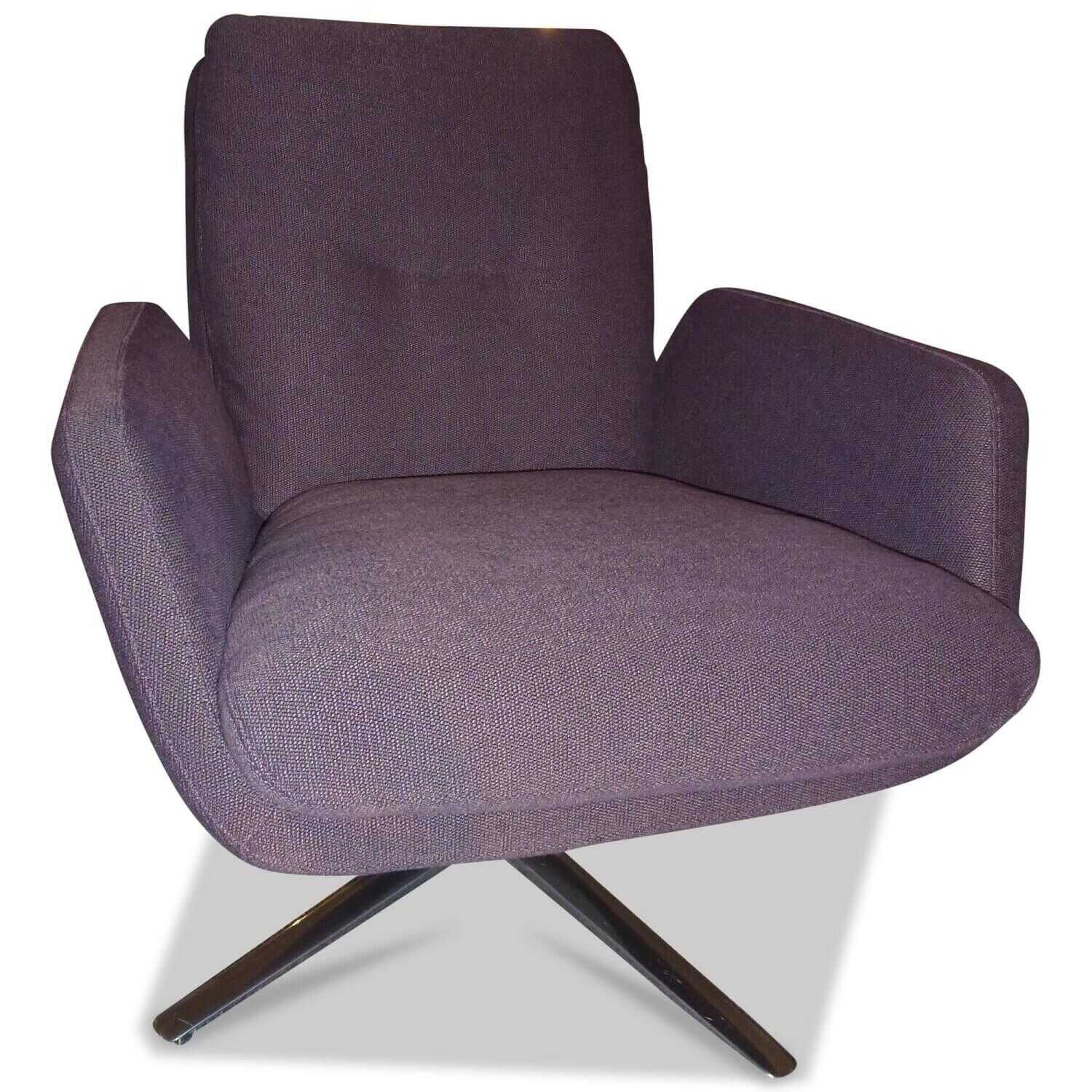 Sessel 15122 Stoff Violett mit abnehmbaren Bezügen