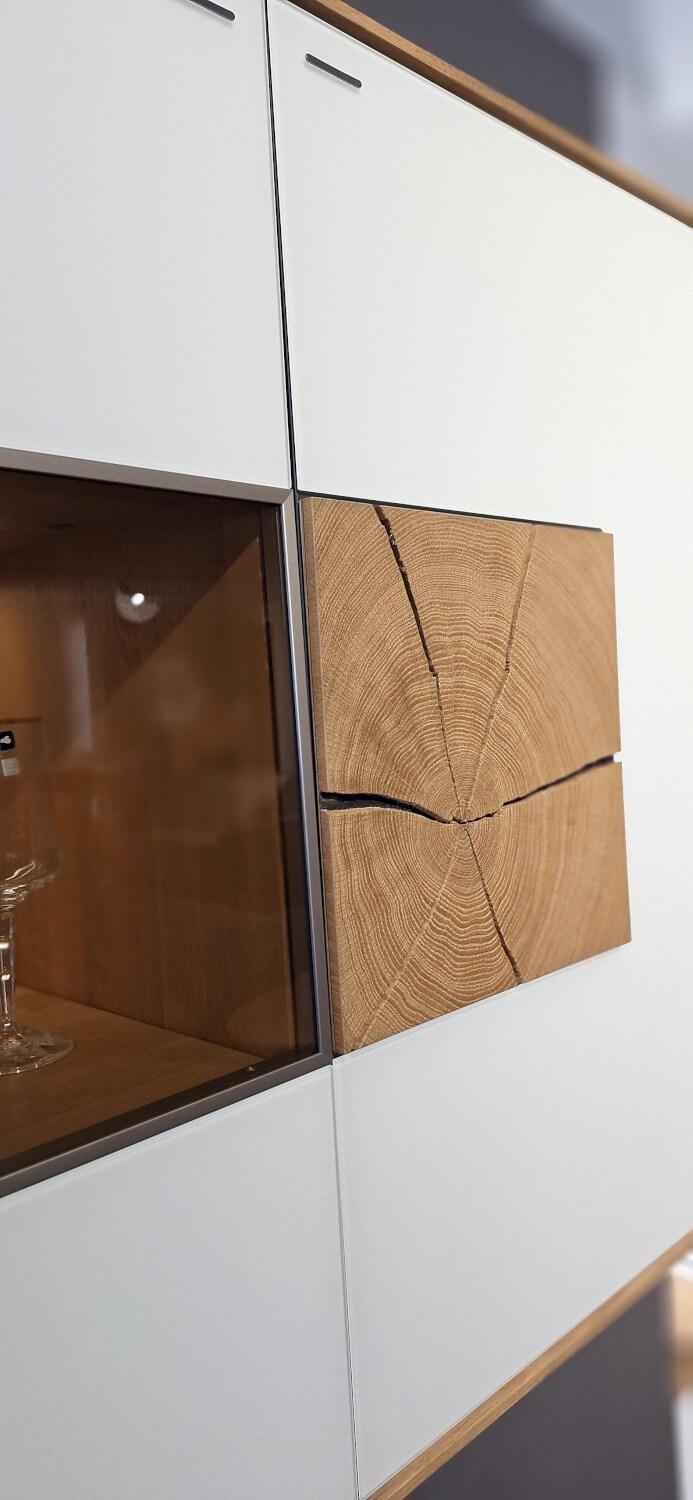 Hartmann - Wohnwand Caya Glas Weiß Kerneiche Umato - 11