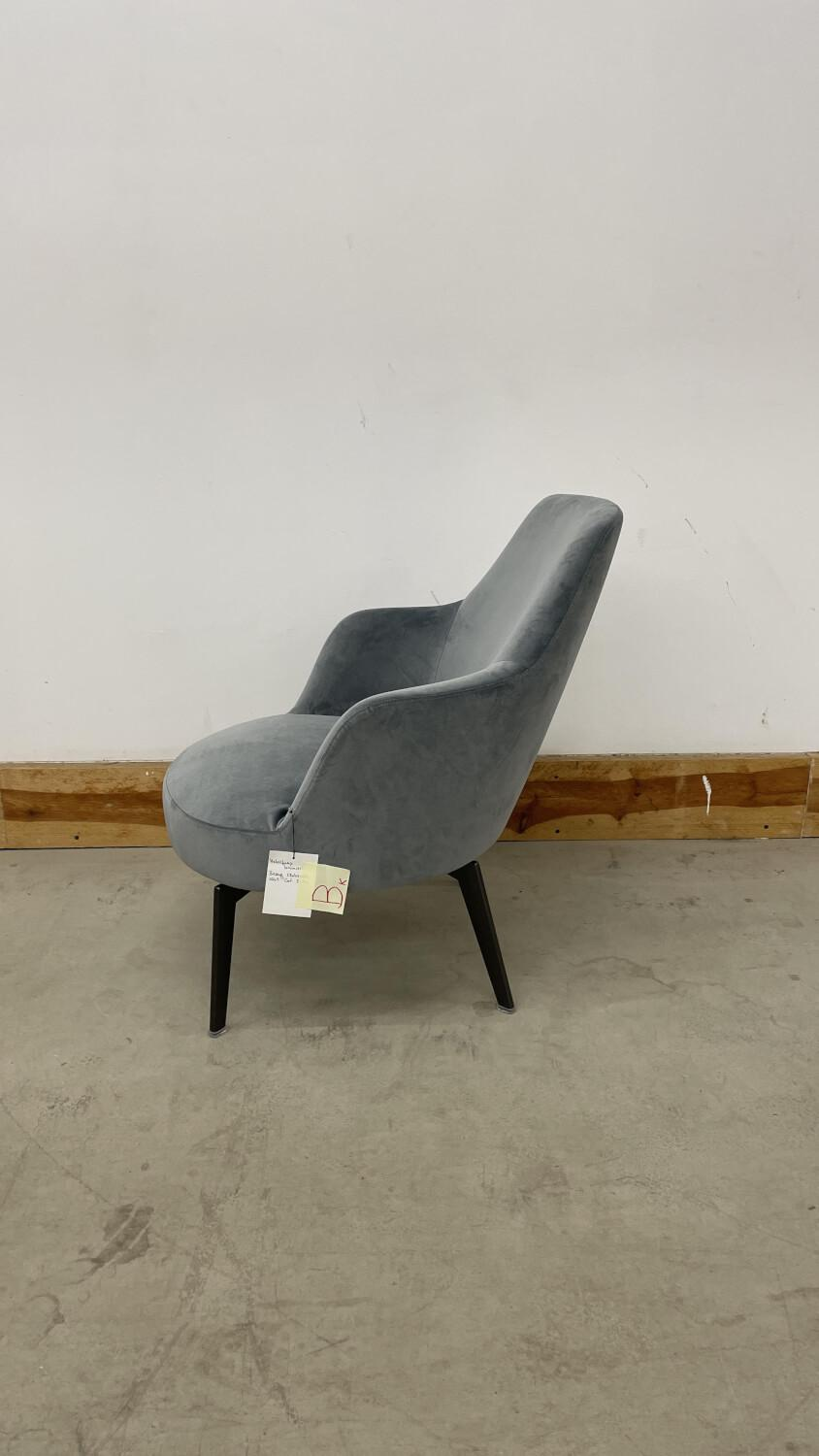 Flexform - Sessel Hera Bezug Eldorado 1569k Gestell Metall Brüniert - 7
