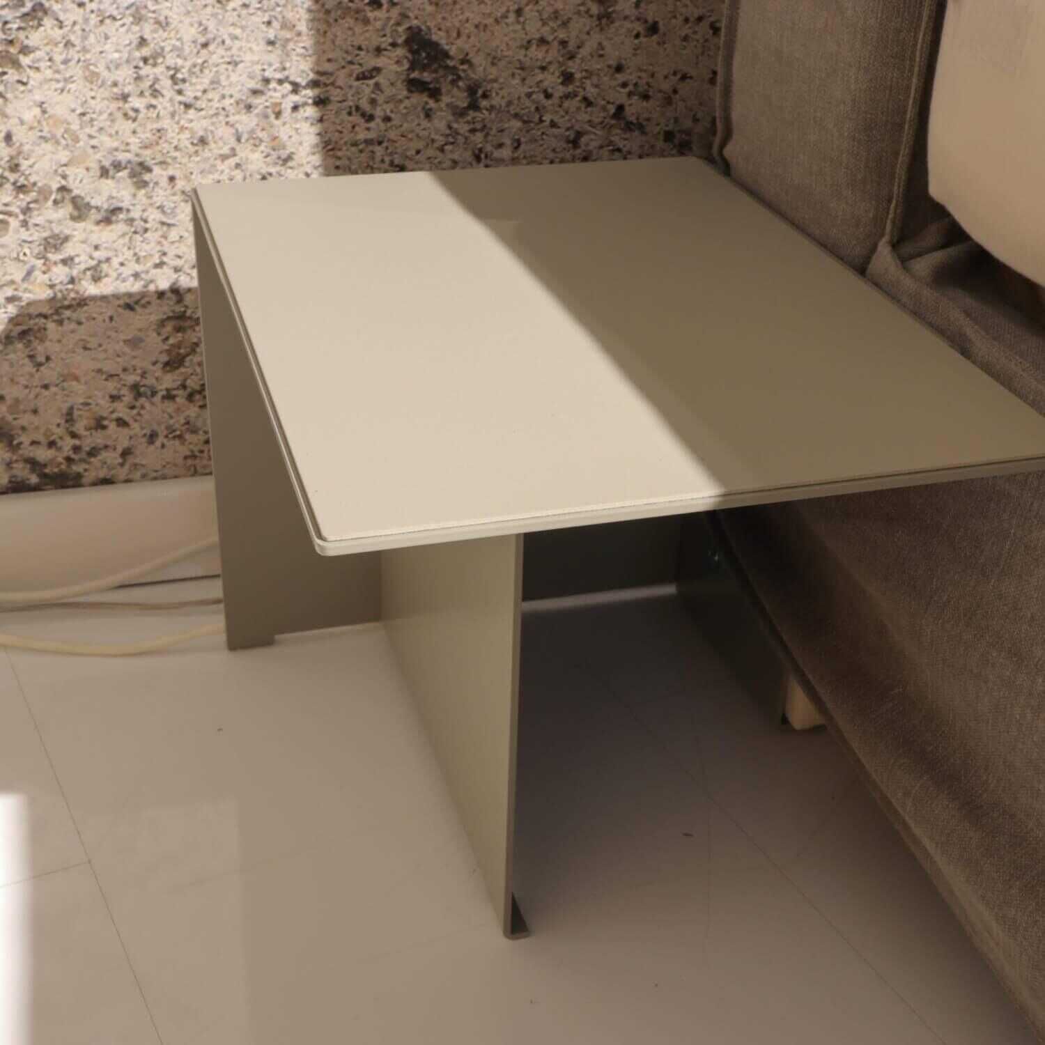 Schramm - Pure Ell Mit 2 Nachttischen Stoff PG 2 Clara 820 Stone Füße ZF10 Schwarz - 5