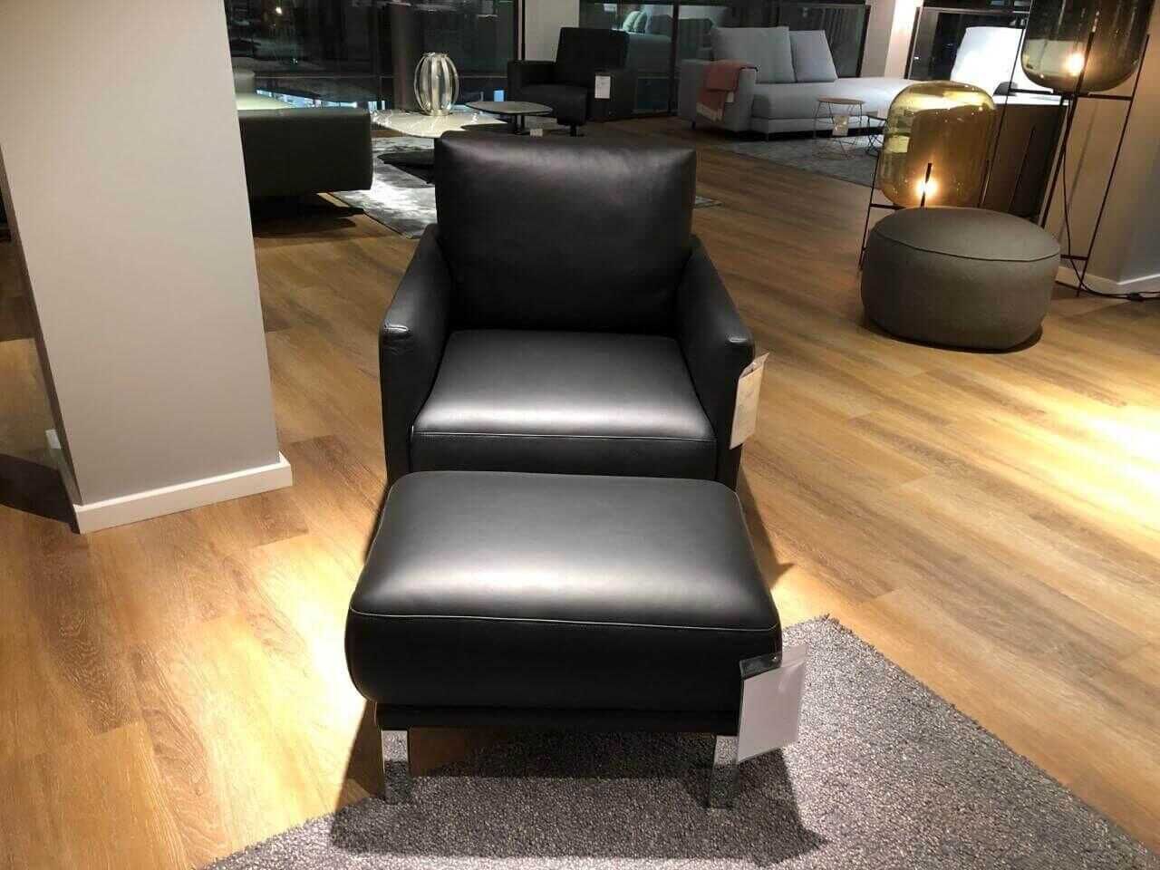 rolf-benz-cara-sessel-cara-leder-40-schwarz-mit-hocker-f34f11d46ef1vv9cF4cw5hCh2 Rolf Benz - Sessel Cara Leder 40 Schwarz mit Hocker - 4