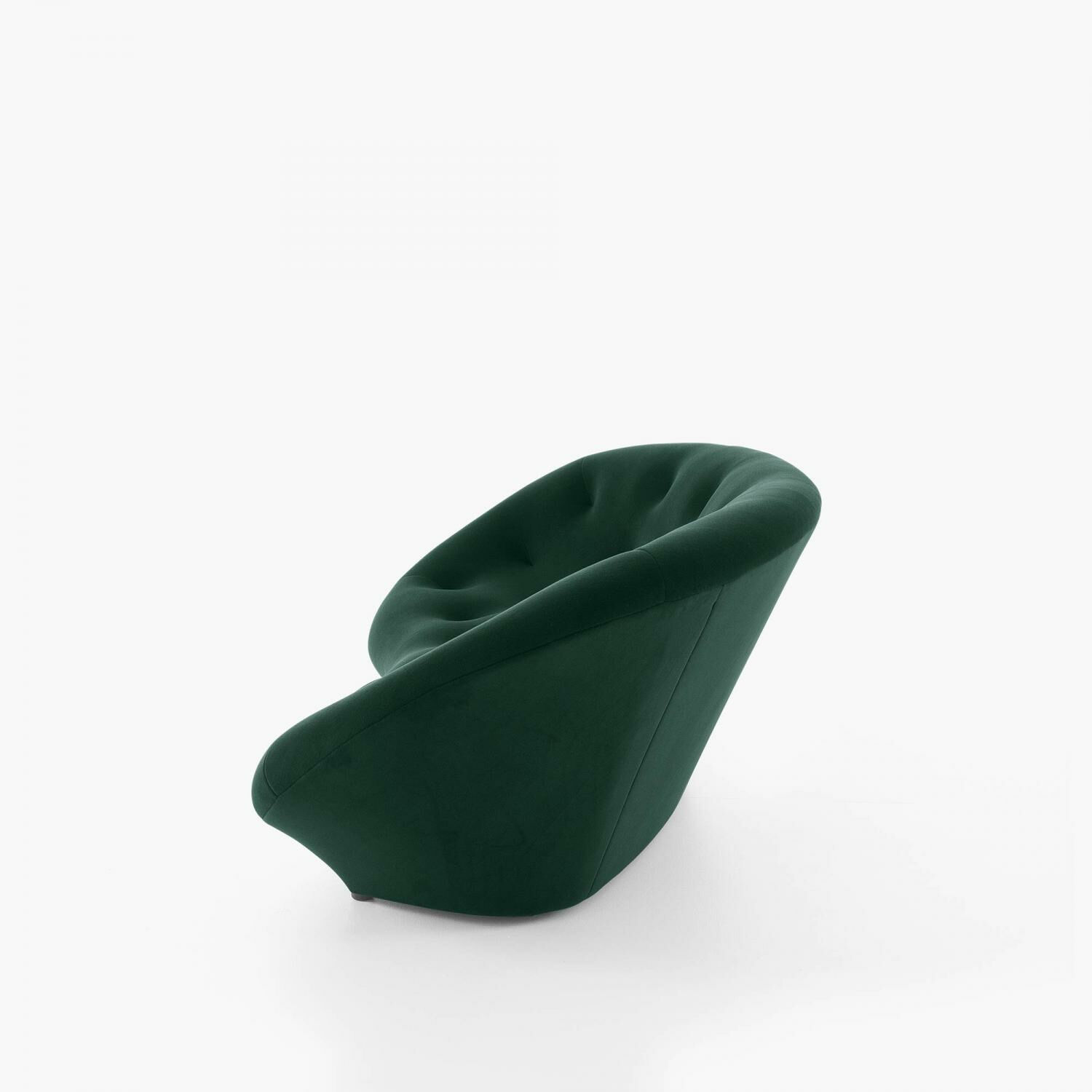 Ligne Roset - Sofa Ploum Hochlehner Stoff Gentle Pin Grün - 9
