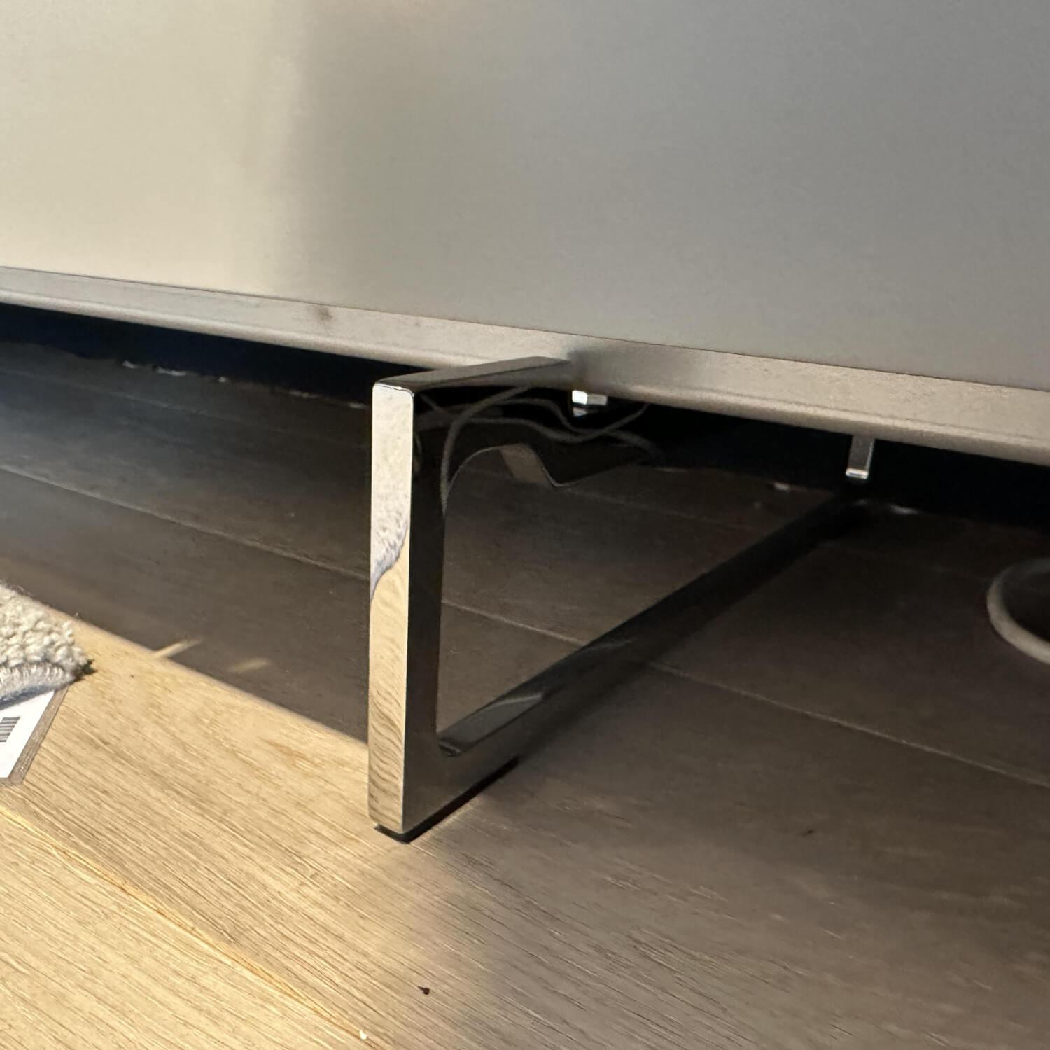 Interlübke - Sideboard Mell Mattlack Grau Flintgrau M24 Platte Esche Achat B73 - 8