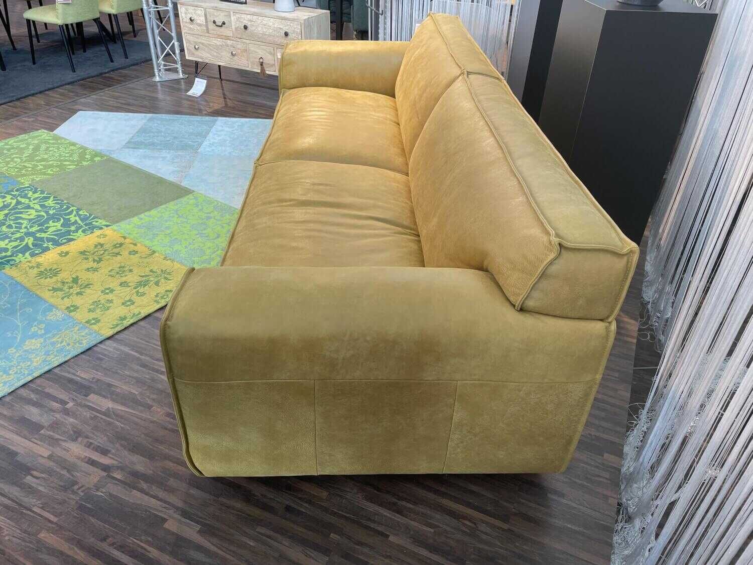 Sofa Whisper Leder Mustard Gelb