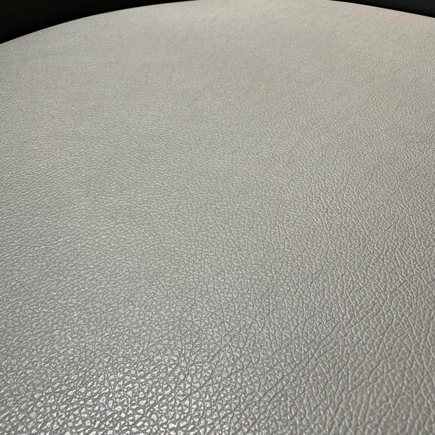 Essgruppe Now! Dining Tisch Mit Auszug Platte Lack Weiß Stühle Bezug Lederoptik Grau