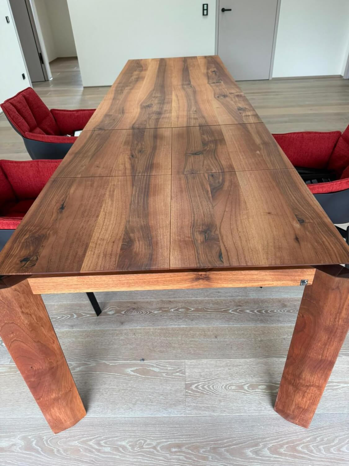 Scholtissek - Esstisch SR1 Light Nussbaum Natur Geölt Mit Auszug - 4