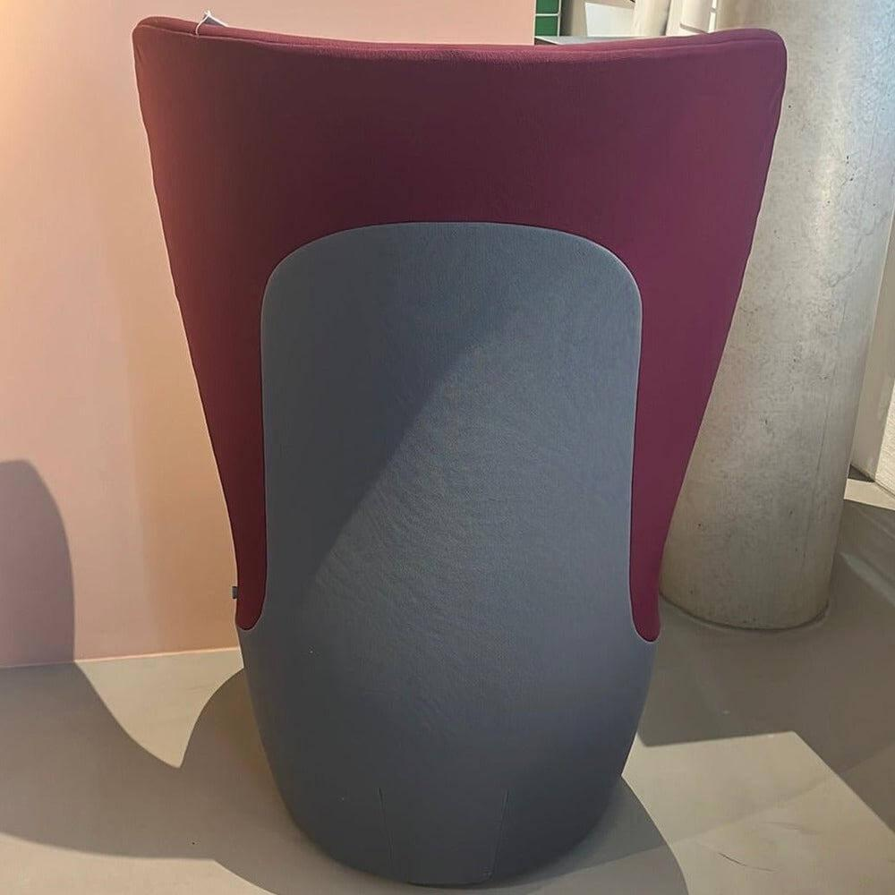 Walter Knoll - Stuhl Silent Chair 277 10C Seating Stones Sitz Stoff Knit Rot Gestell Stoff Knit 8202 Slate Grau - 5