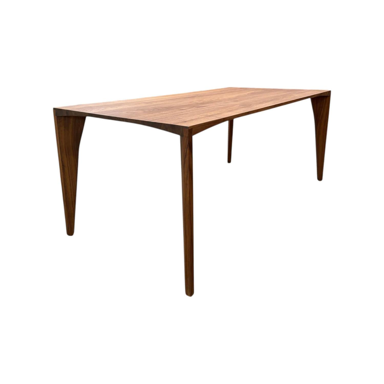 COR - Esstisch Delta 6418 Nussbaum Massiv Natur Geölt - 1