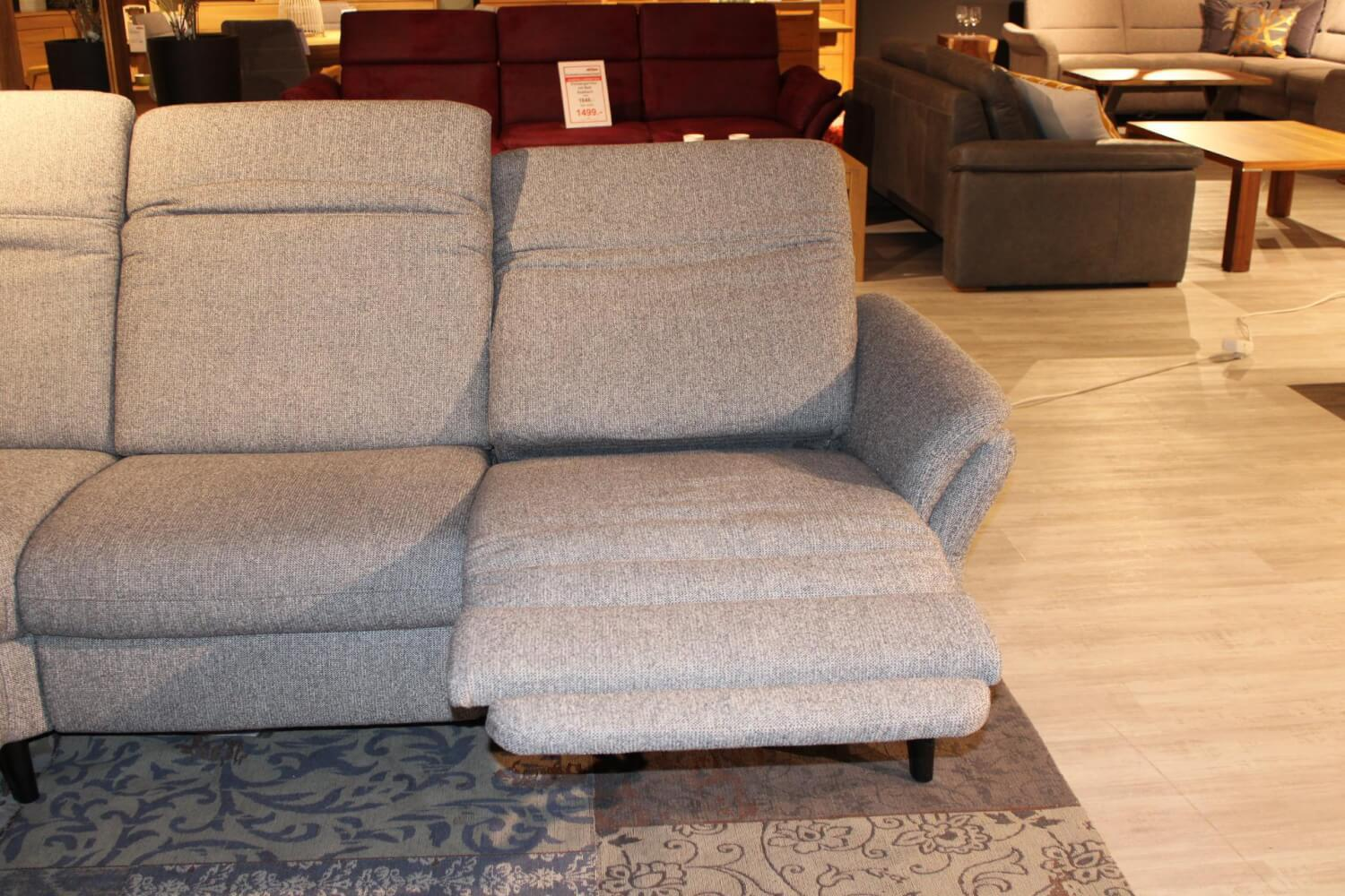 Steinpol - Garnitur Corsica II Casada Stoff C Sneak Steel Grau - 2