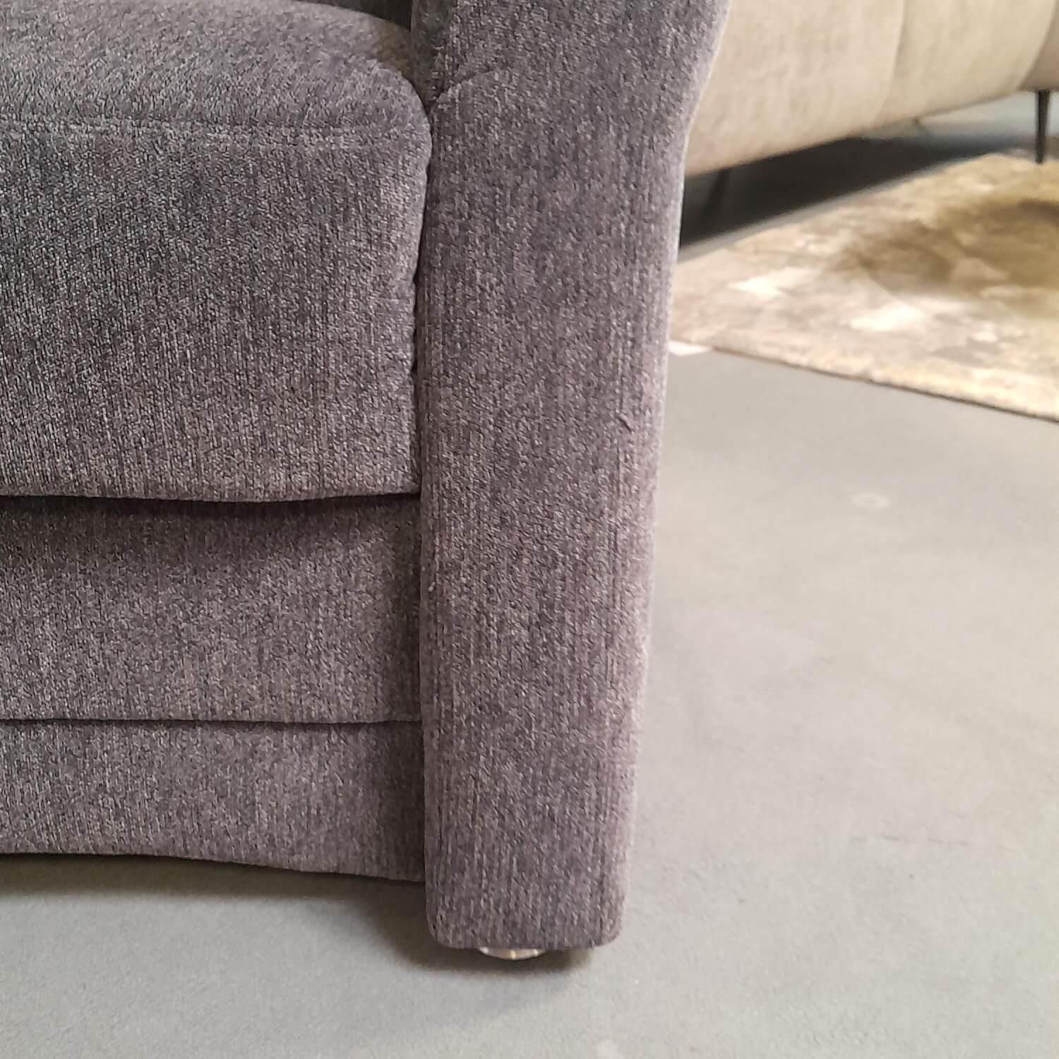 Arco - Ecksofa 50003 Stoff Dana Stahl mit Relaxsessel und verschiedenen Funktionen - 3