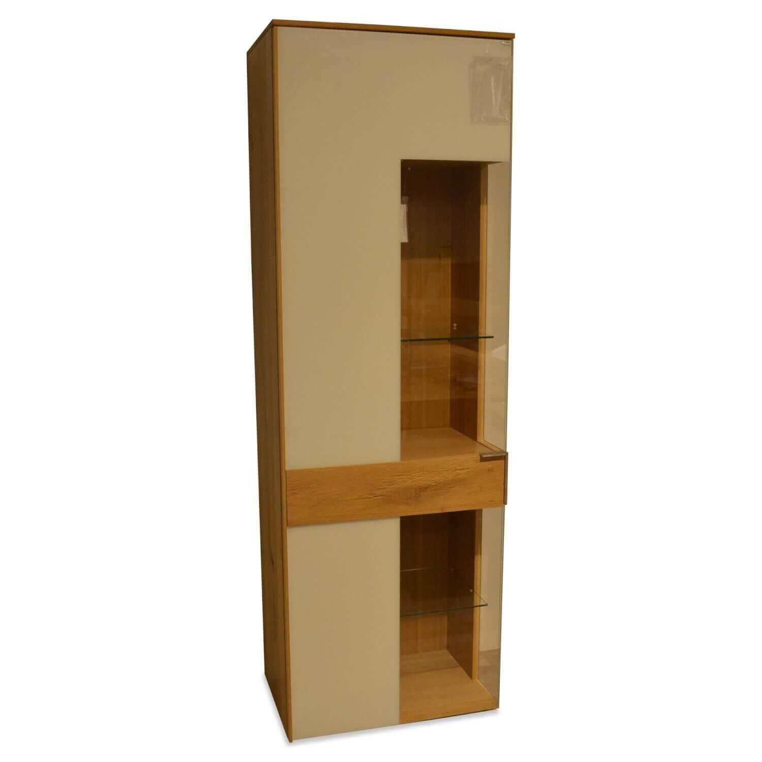 voglauer-vitrine-v-solid-echtholzfurnier-eint-C3-BCrig-mit-beleuchtung-d024cdc087145db6dbbd3f54e Voglauer - Vitrine V-solid Echtholzfurnier Eintürig mit Beleuchtung - 1