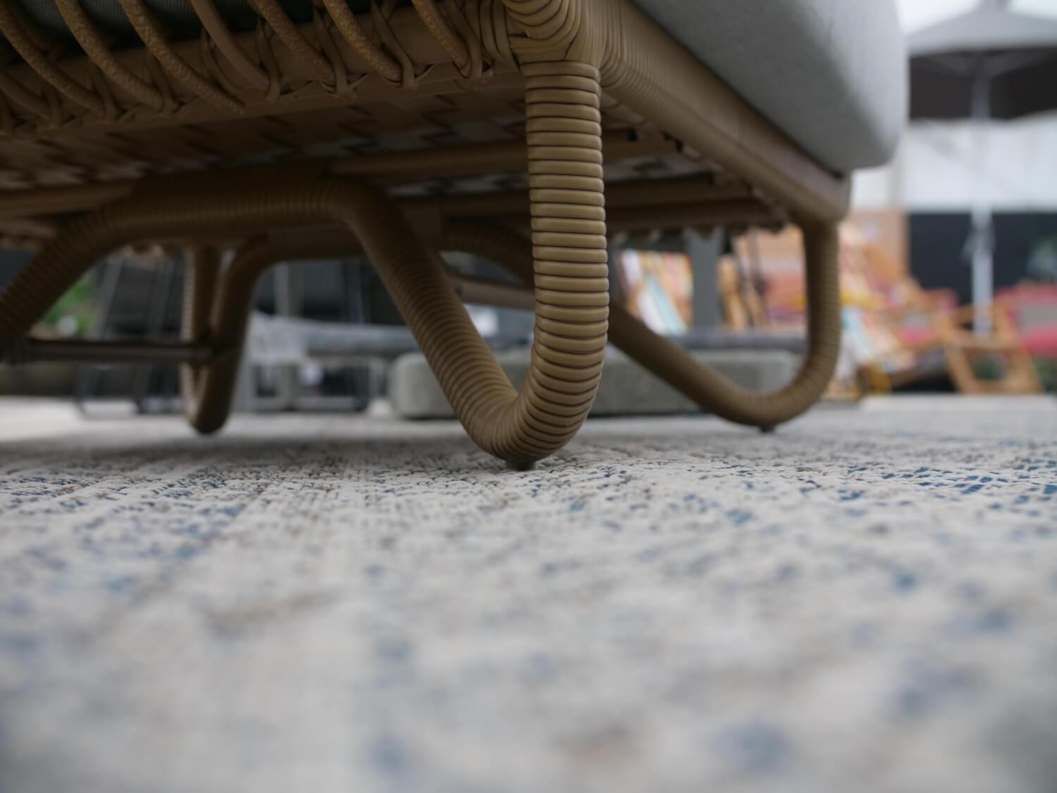 Cane Line - Loungesessel Nest Stoff Natte Light Grey Gestell Faser Natural - 3