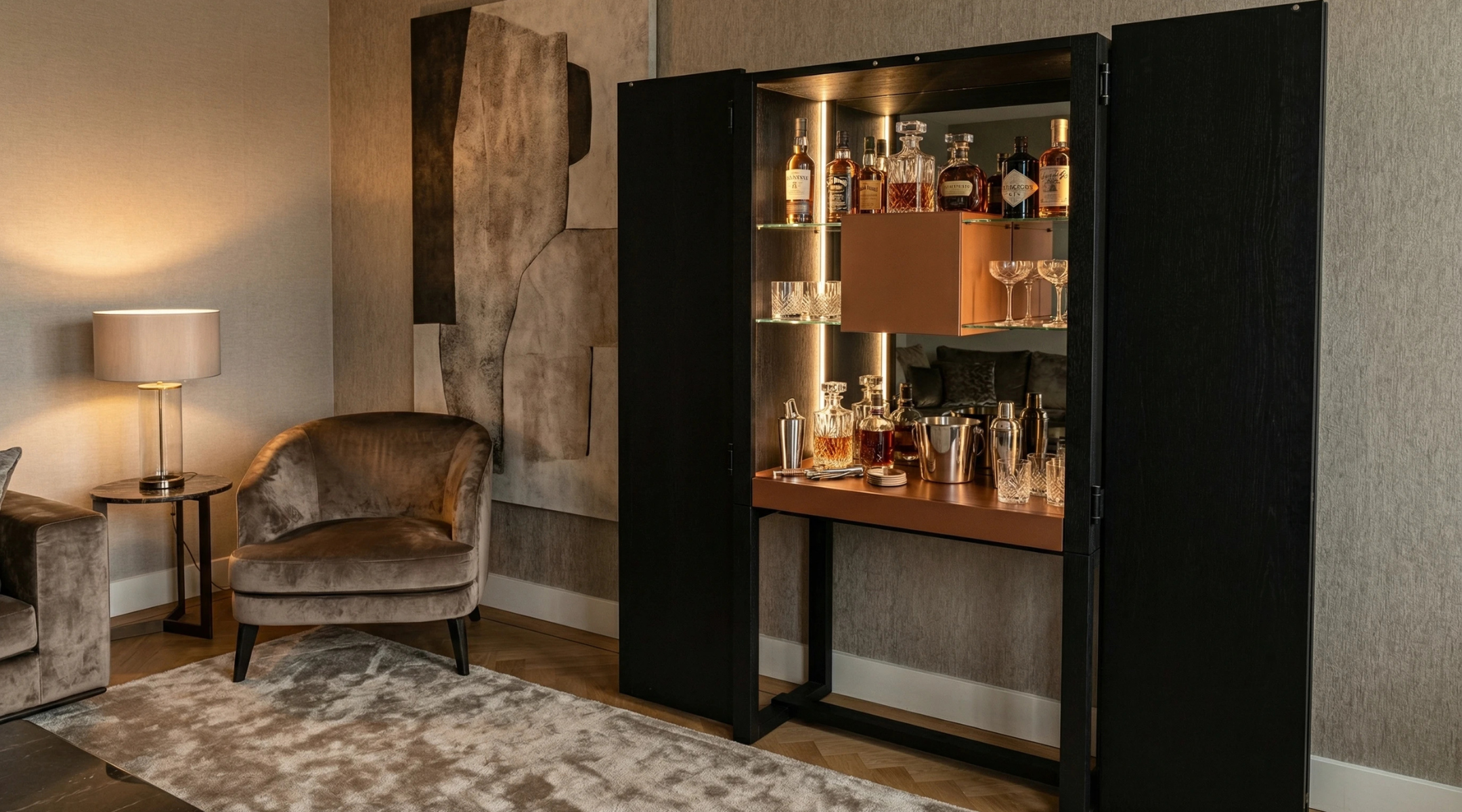 Die Hausbar: Gastfreundschaft vereint mit stilvollem Design