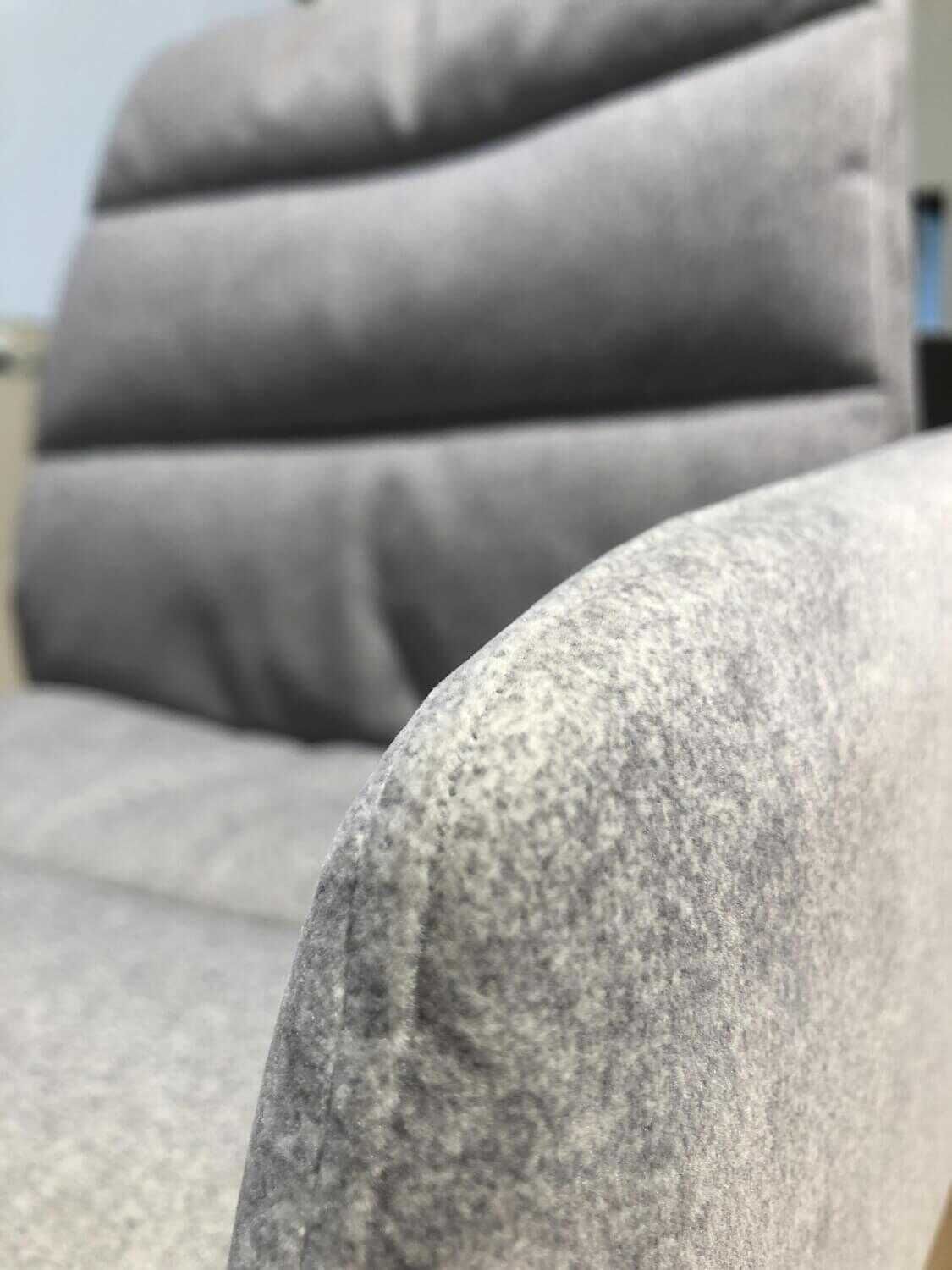 2er-Set Stuhl Basic Stoff Nordic Aqua Clean Farbe 4NA Grau