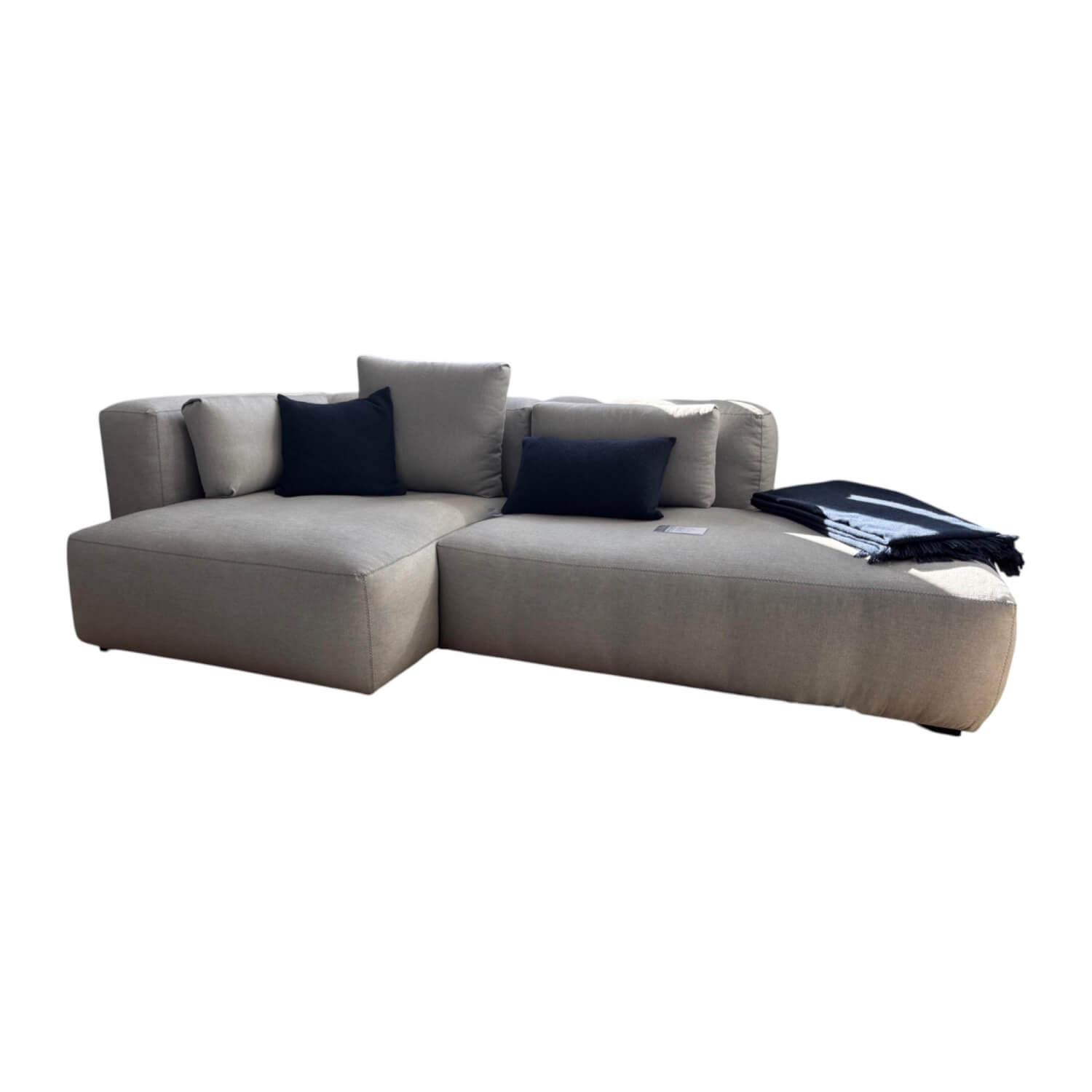 Hay - Sofakombination Mags Soft Stoff Ruskin Hellgrau 11 Inklusive Kissen - 1