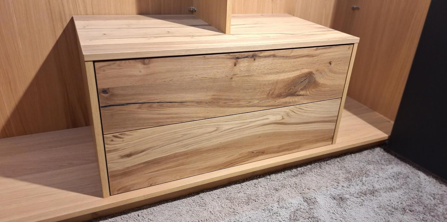 Voglauer - Schlafzimmer V Alpin Sleeping Eiche Altholz Glas Anthrazit Mit Beleuchtung - 18