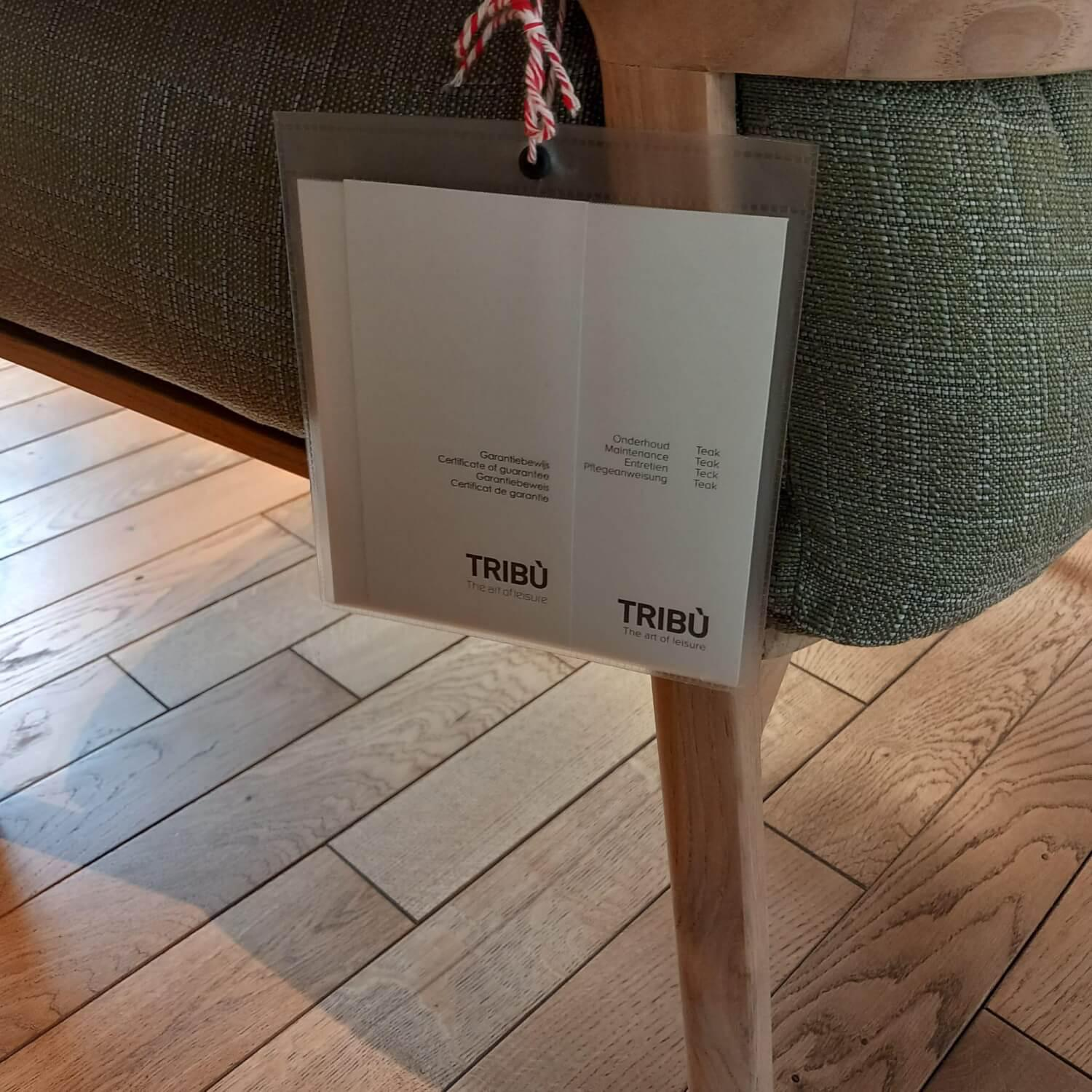 Tribù - 2er-Set Nomad Lounge Chair Bezug Stoff Tagika Moss B189 Grün Gestell Massivholz Teak - 3