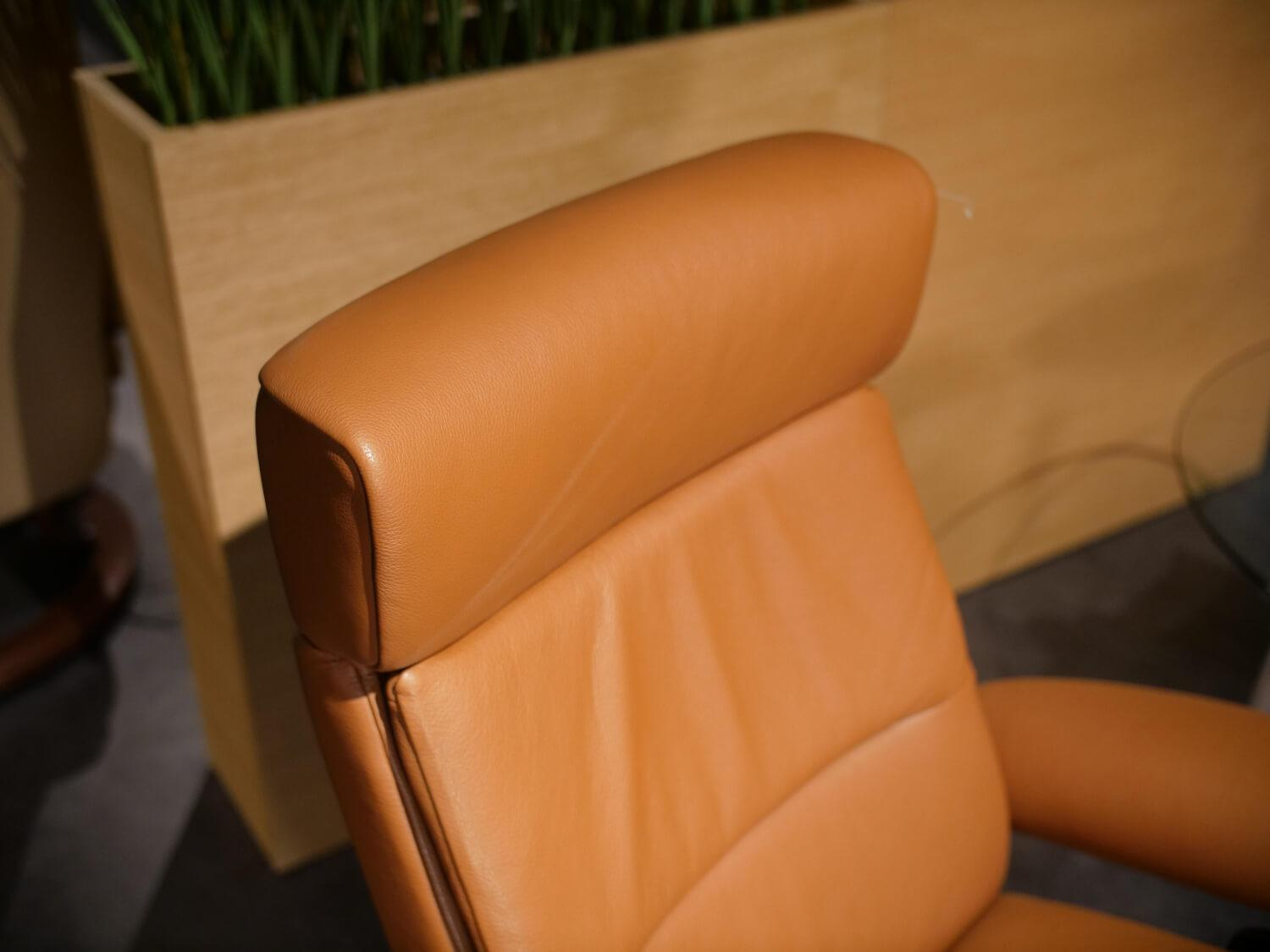 Stressless - Sessel Tokyo M 1354365 Mit Hocker Bezug Leder 096 Noblesse 34 Tigereye Braun Gestell Original  Matt Schwarz - 9