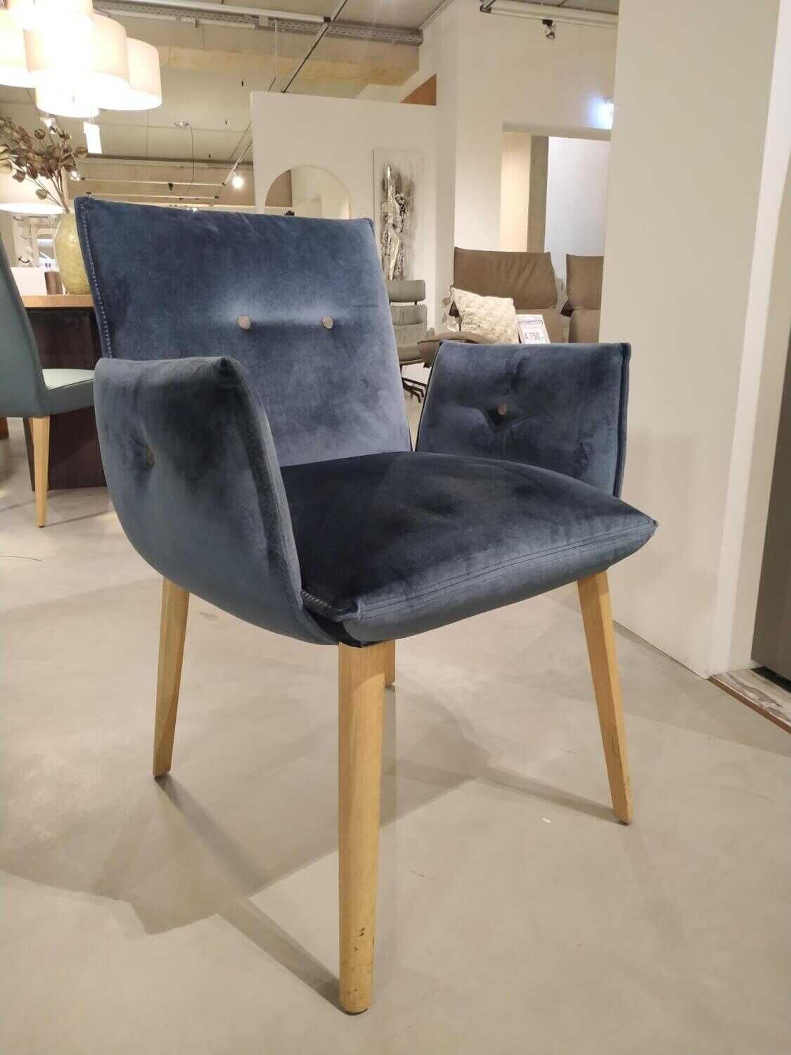 Mobitec - 6er-Set Stühle Soda H47 Stoff Lyon Steel Blau (Foto beispielhaft für 5) - 4