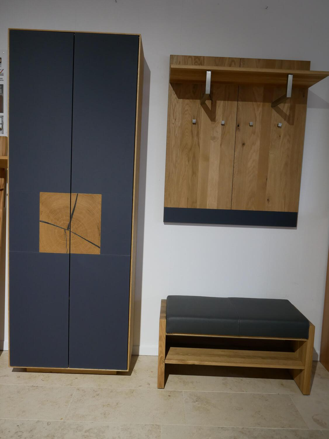 Gradel - Garderobe Domus Astige Eiche Gebürstet Naturbelassen Geölt - 5